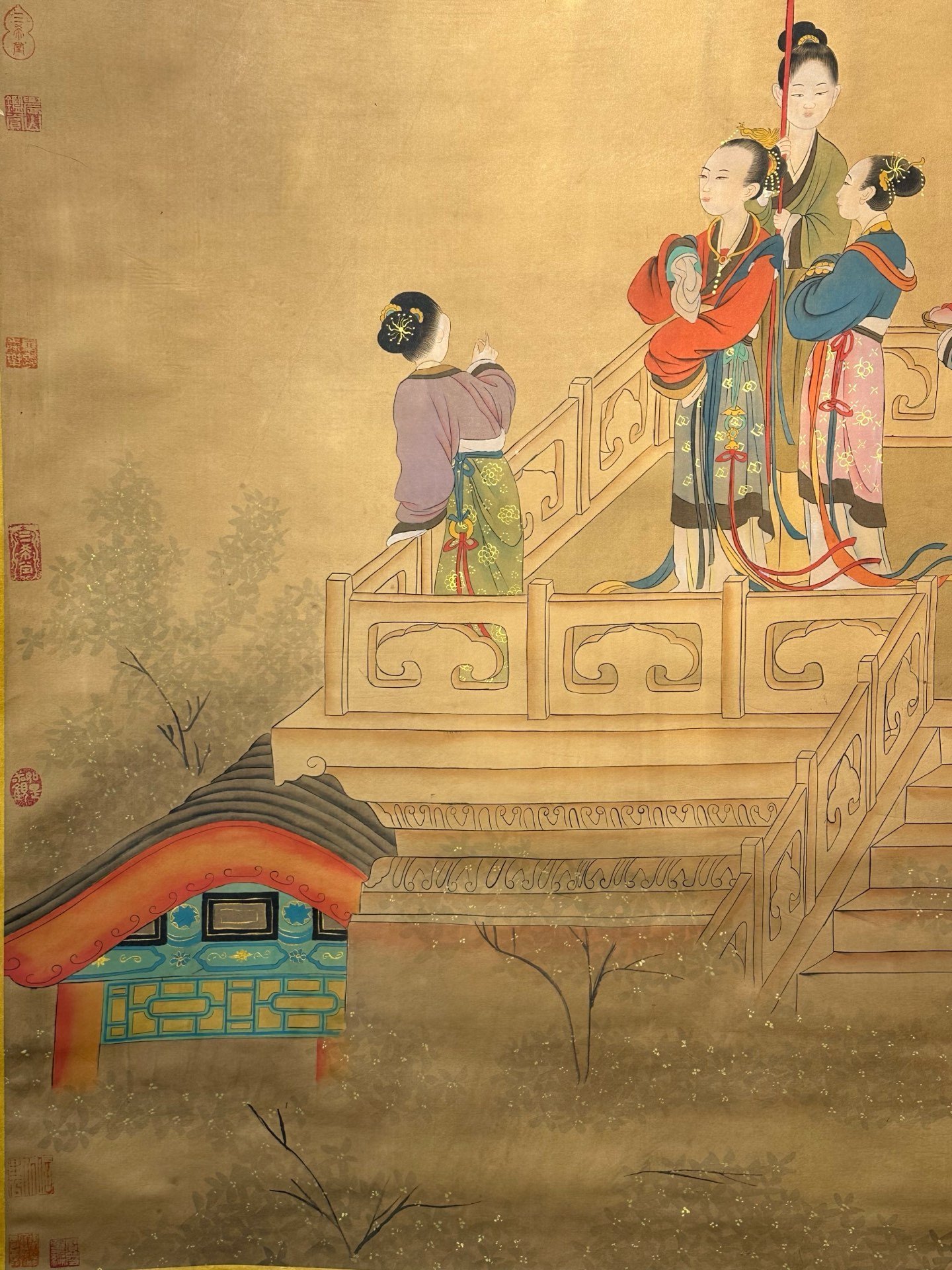 Chinese scroll painting Qiu Ying