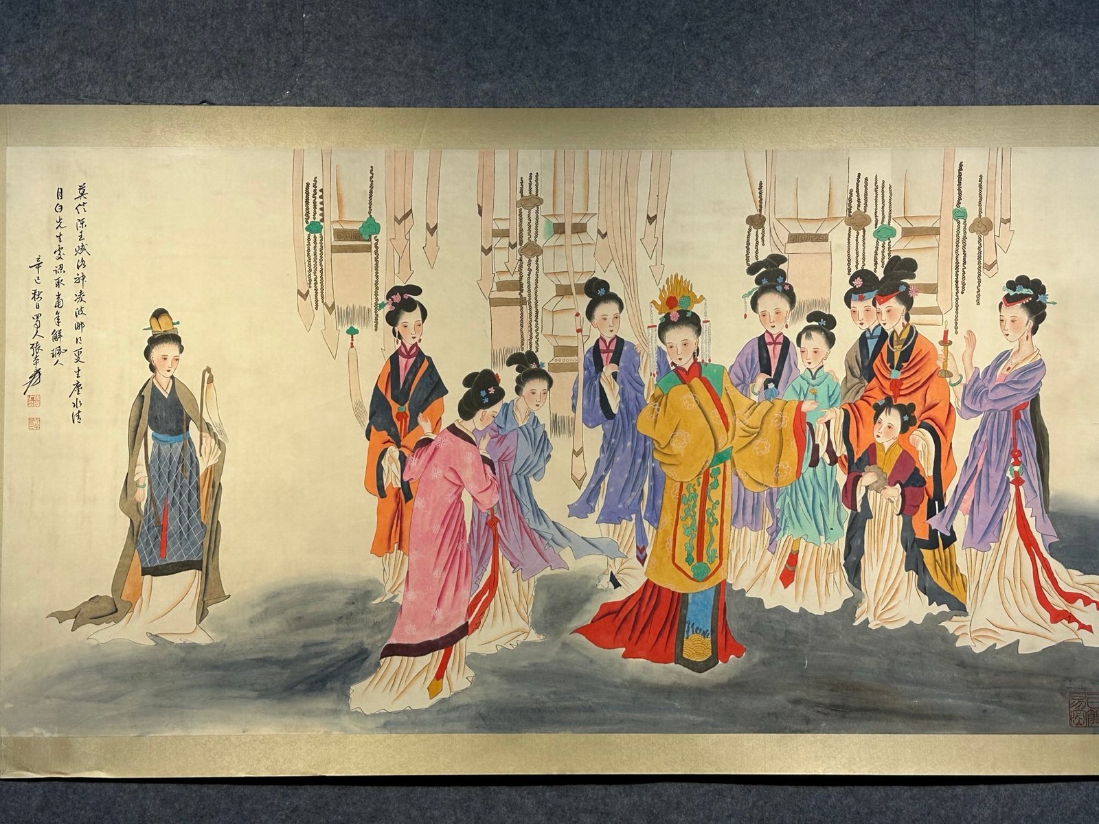 Chinese scroll painting Zhang Daqian