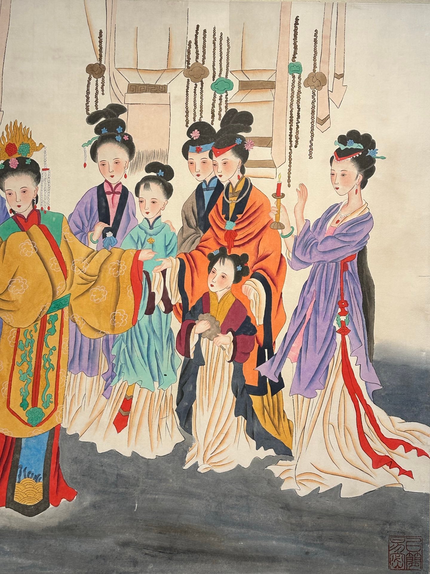 Chinese scroll painting Zhang Daqian