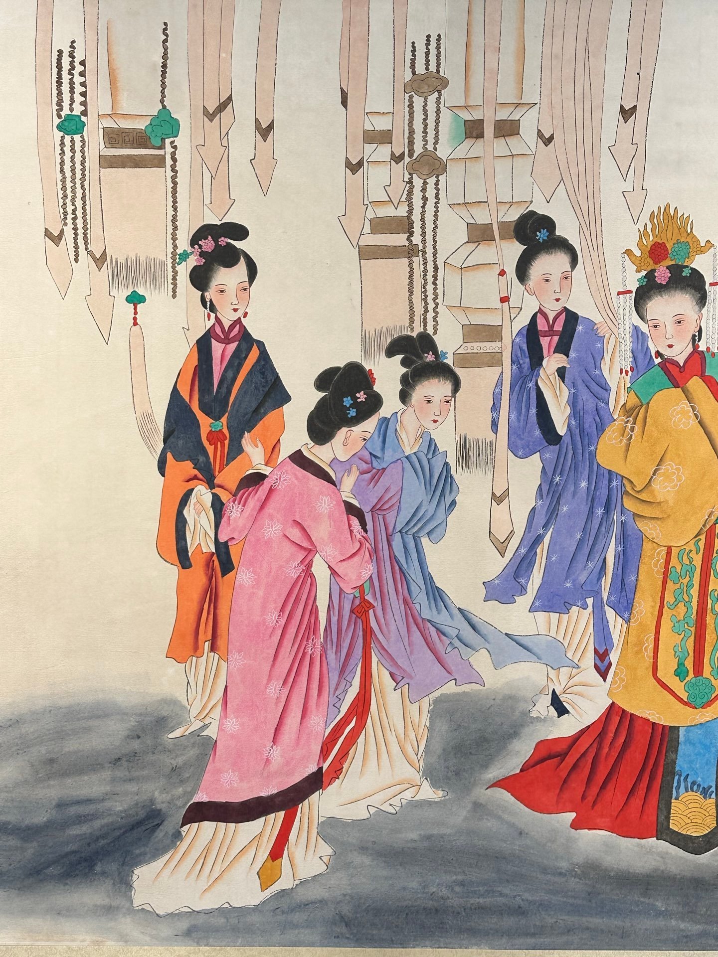Chinese scroll painting Zhang Daqian