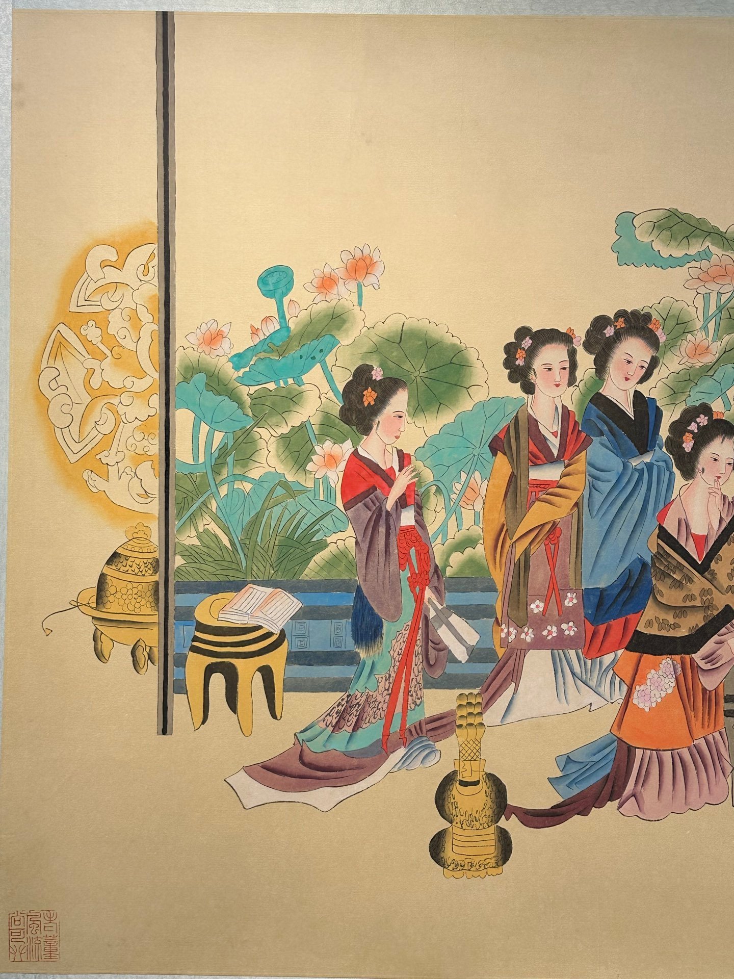 Chinese scroll painting Zhang Daqian