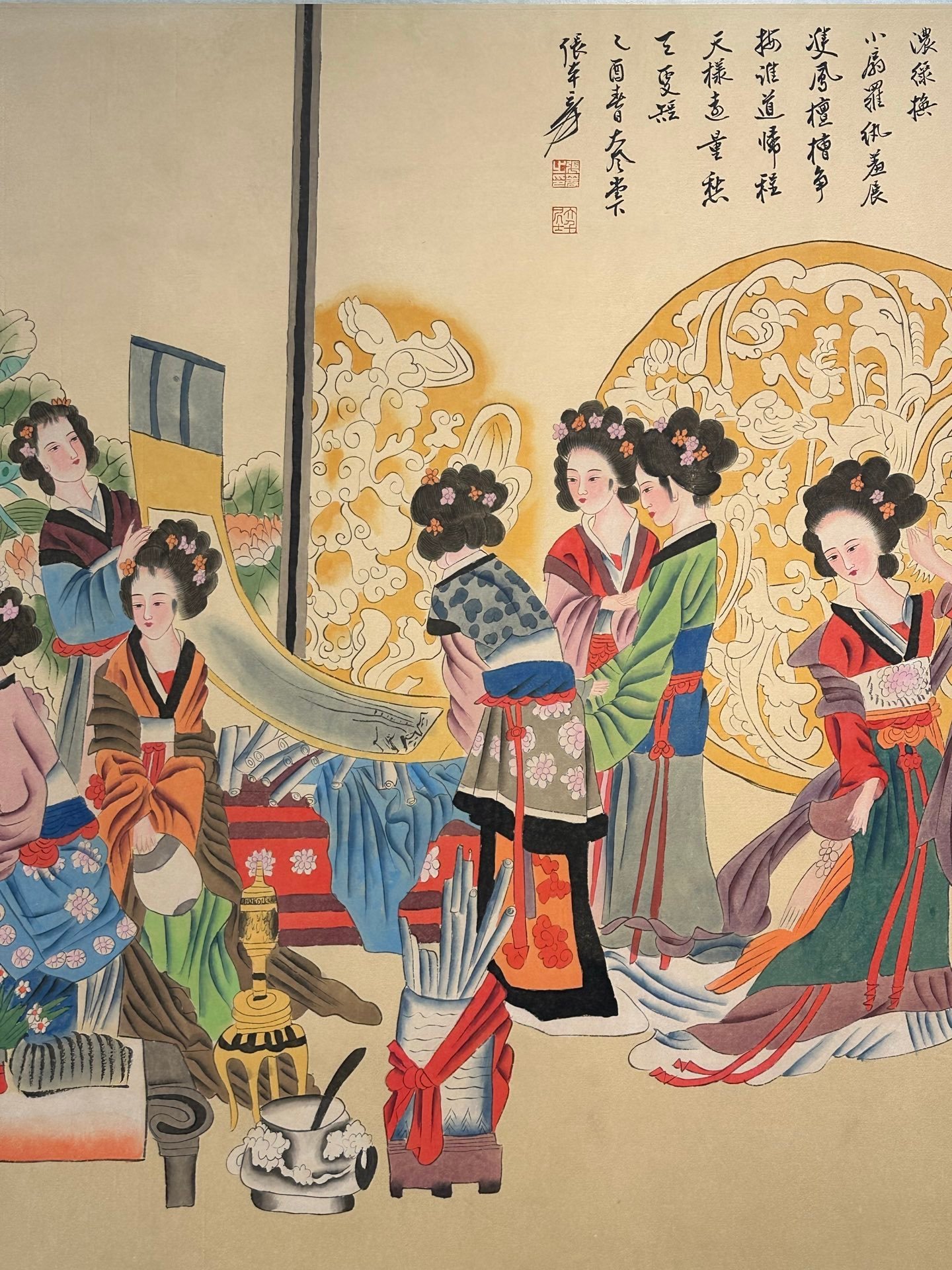Chinese scroll painting Zhang Daqian