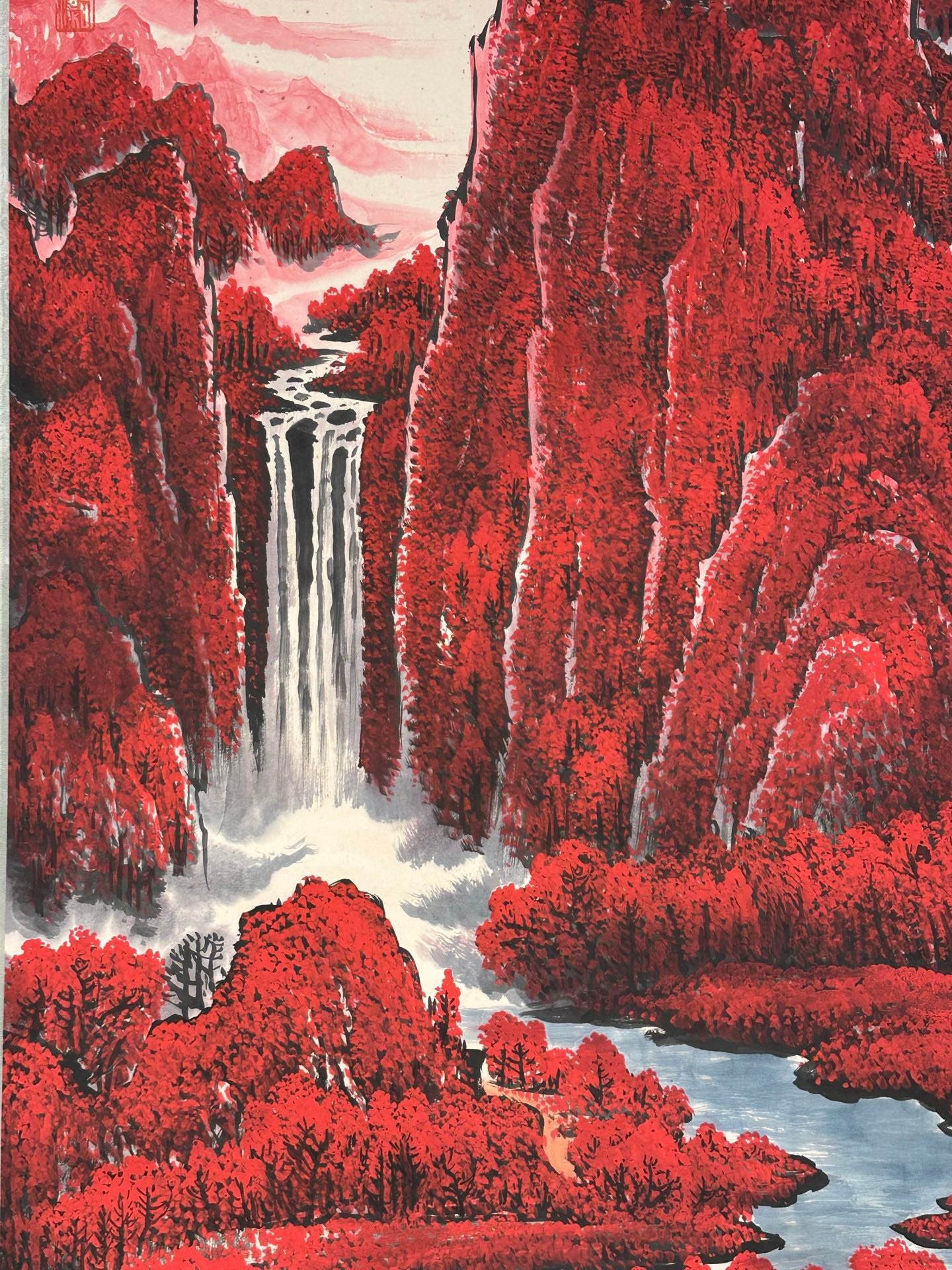 Chinese scroll painting Li Keran