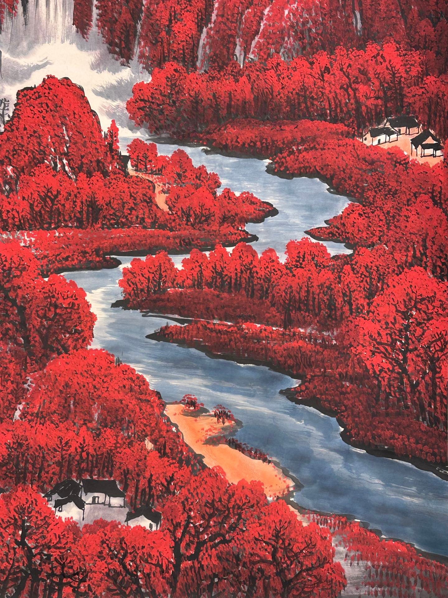 Chinese scroll painting Li Keran