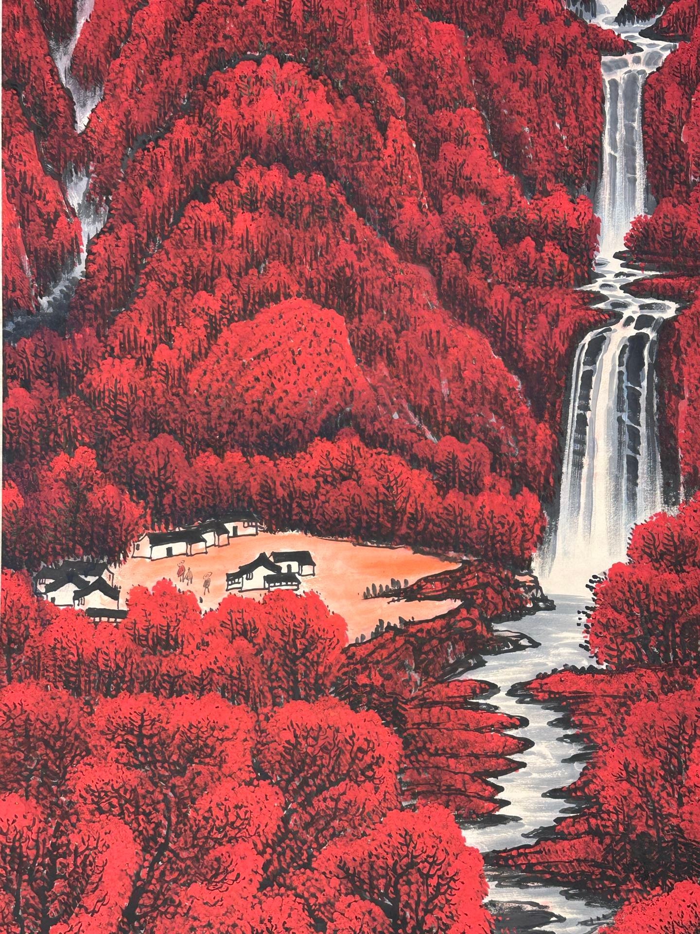 Chinese scroll painting Li Keran