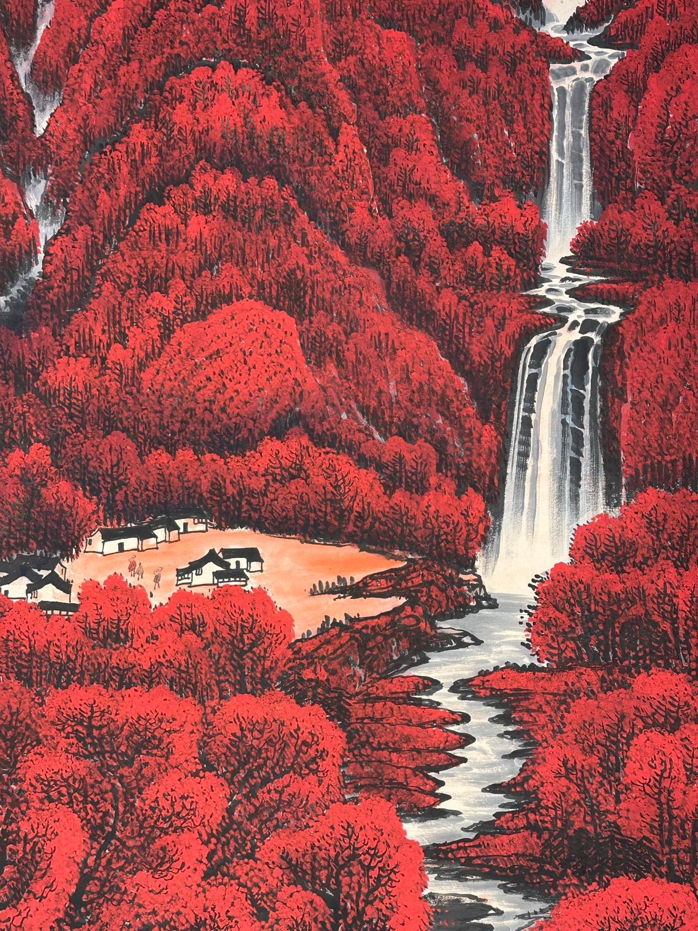 Chinese scroll painting Li Keran