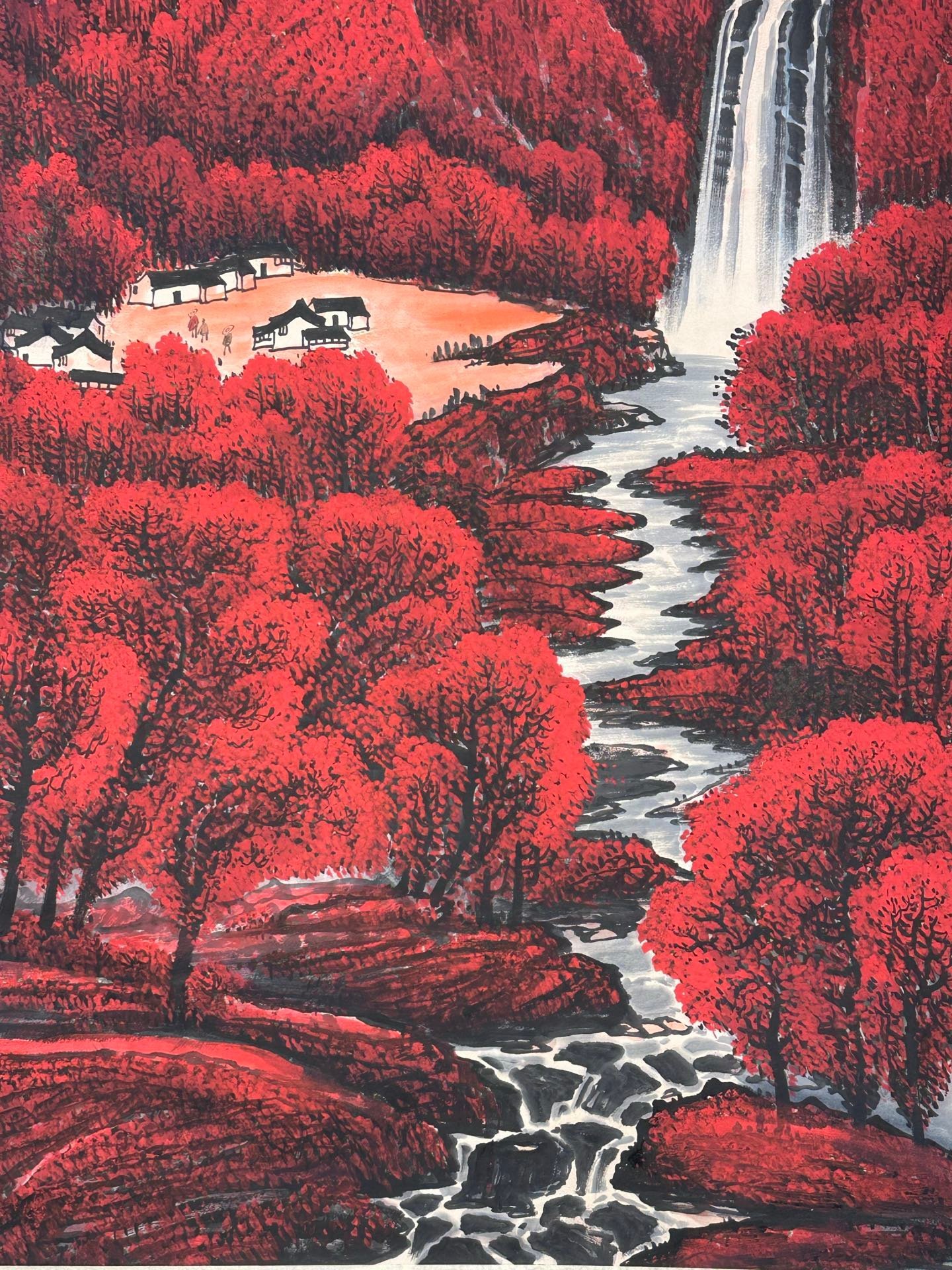 Chinese scroll painting Li Keran
