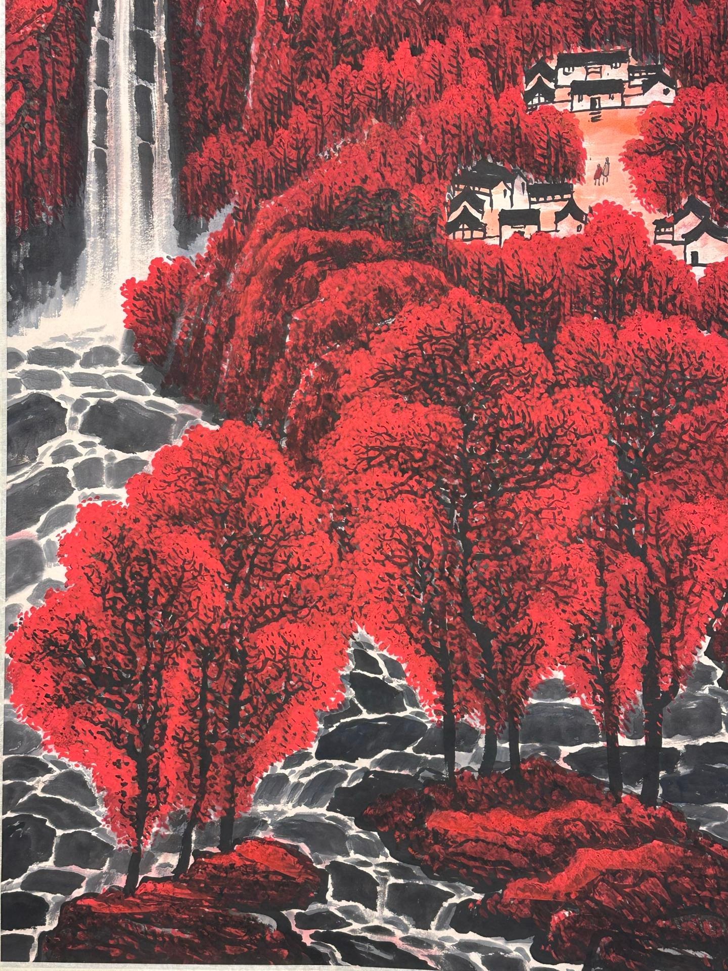 Chinese scroll painting Li Keran