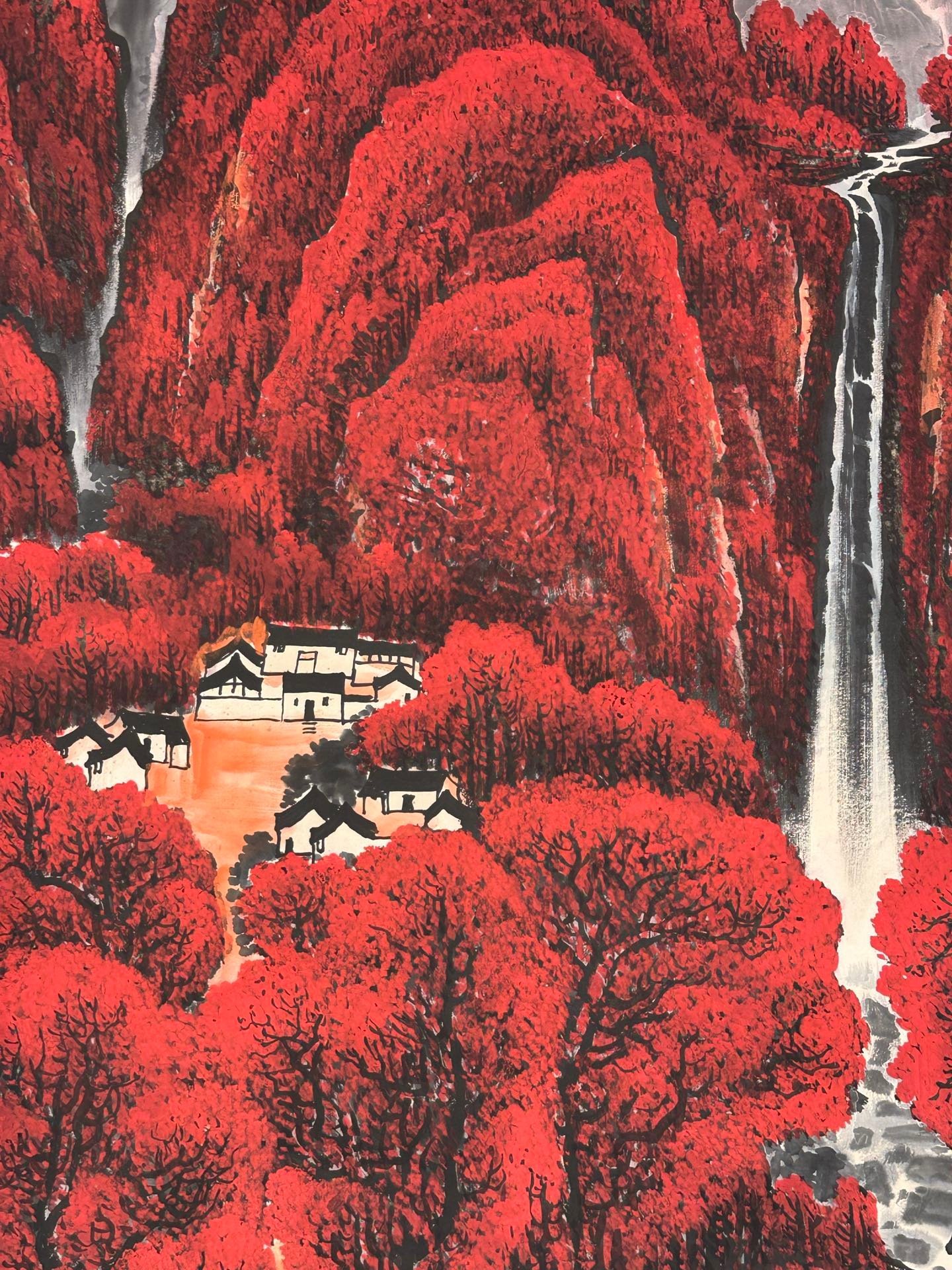 Chinese scroll painting Li Keran