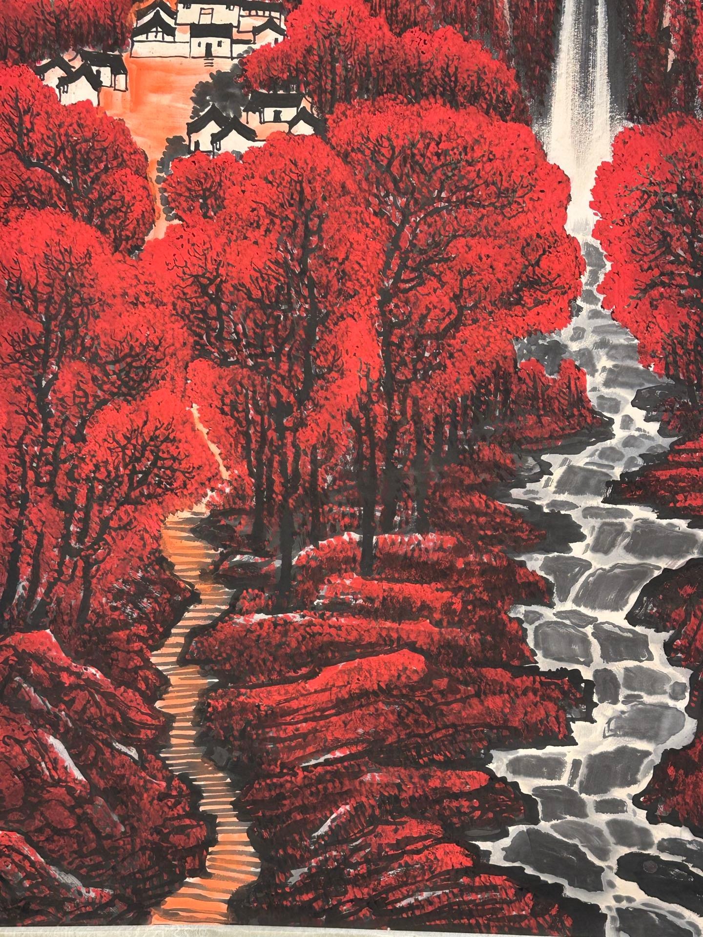 Chinese scroll painting Li Keran