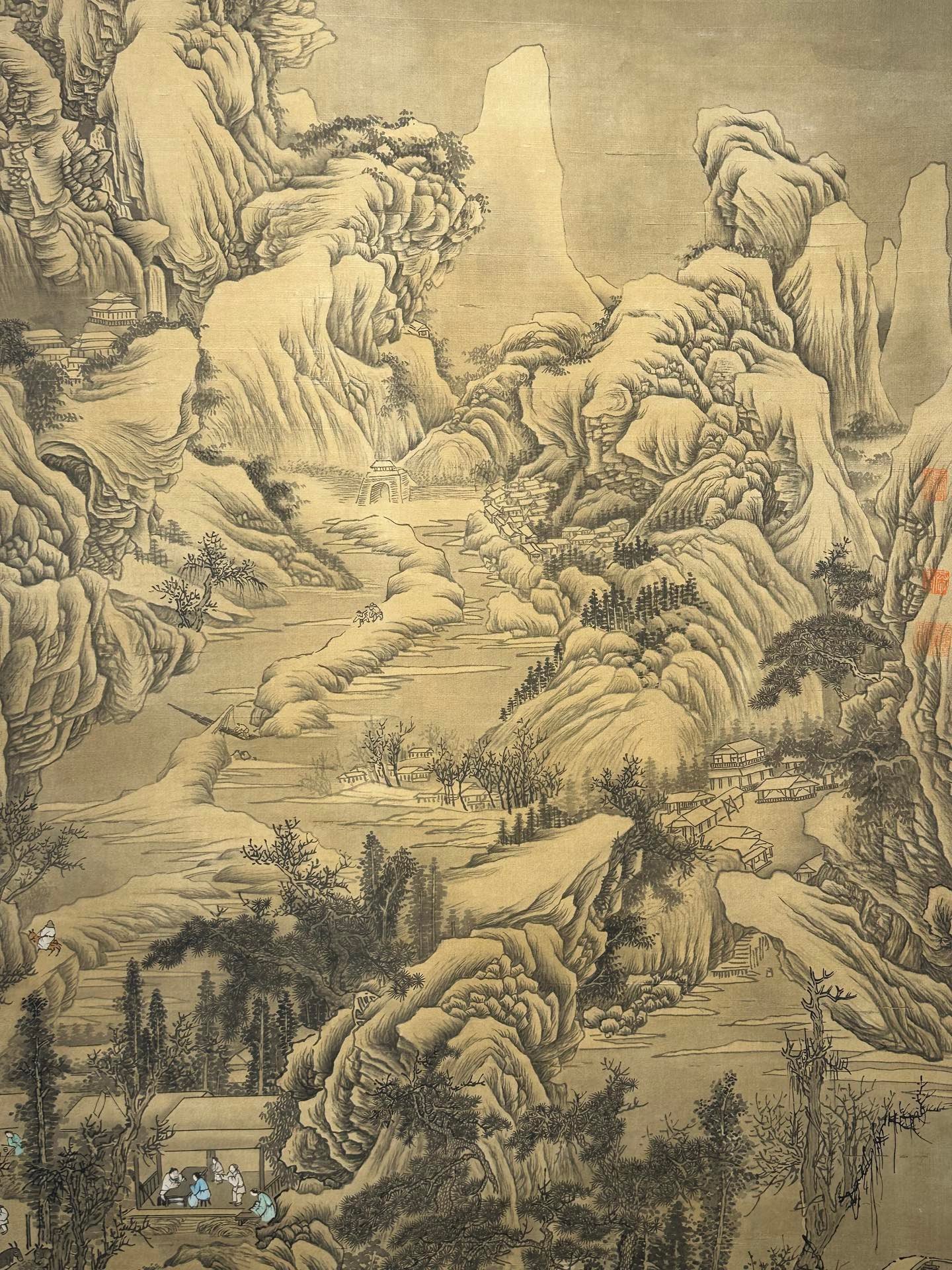 Chinese scroll painting Wang Wei