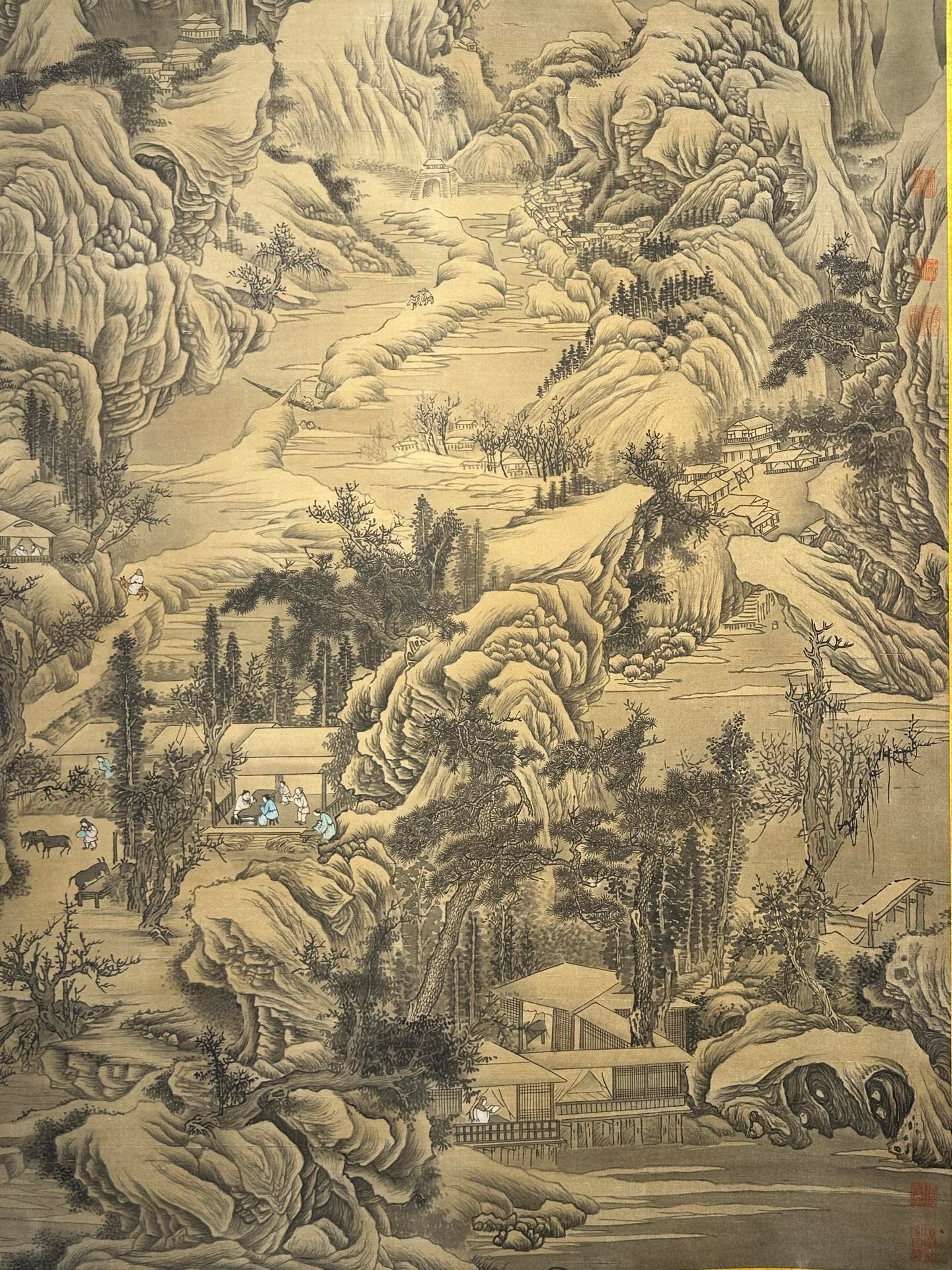 Chinese scroll painting Wang Wei