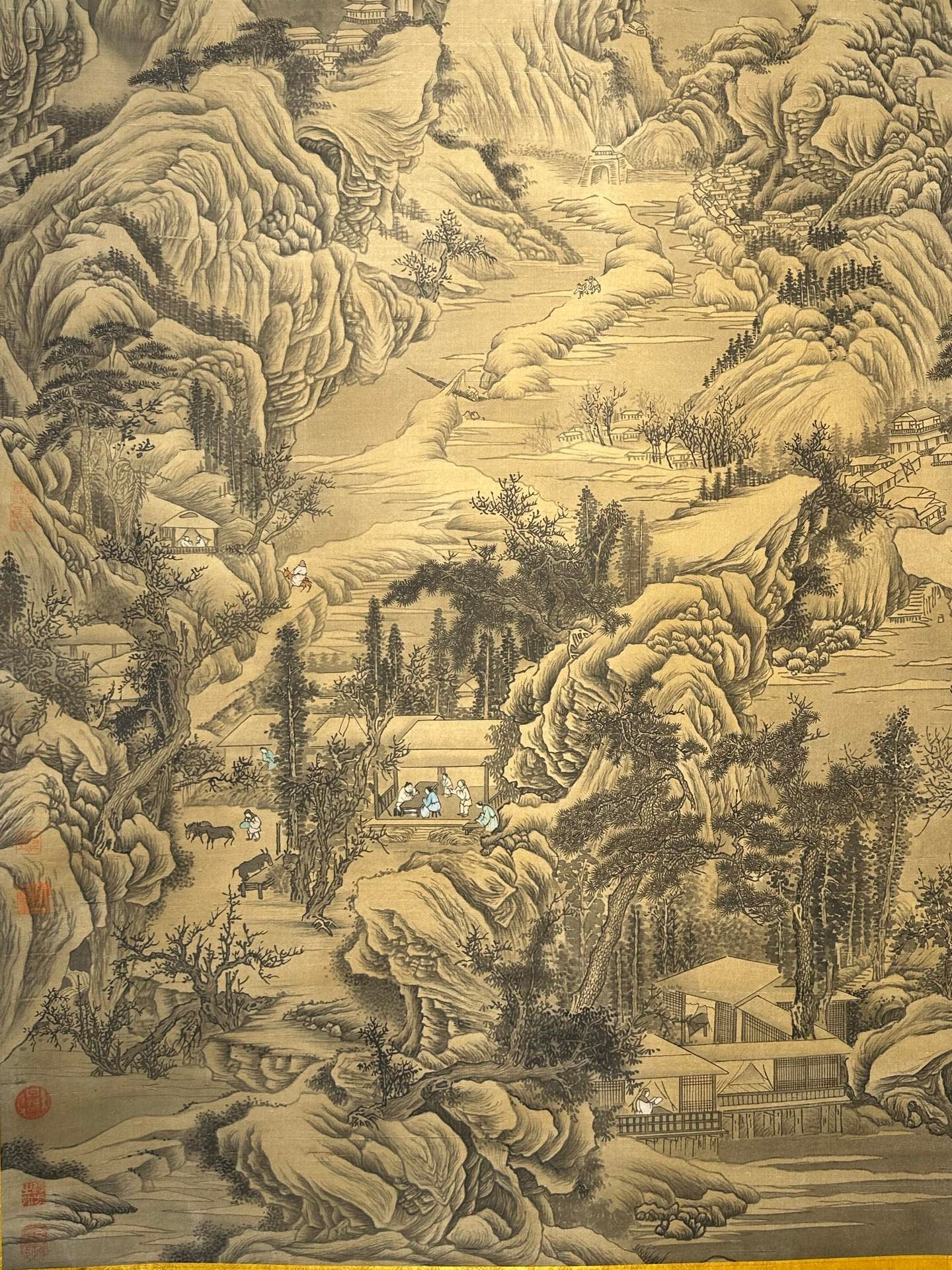 Chinese scroll painting Wang Wei