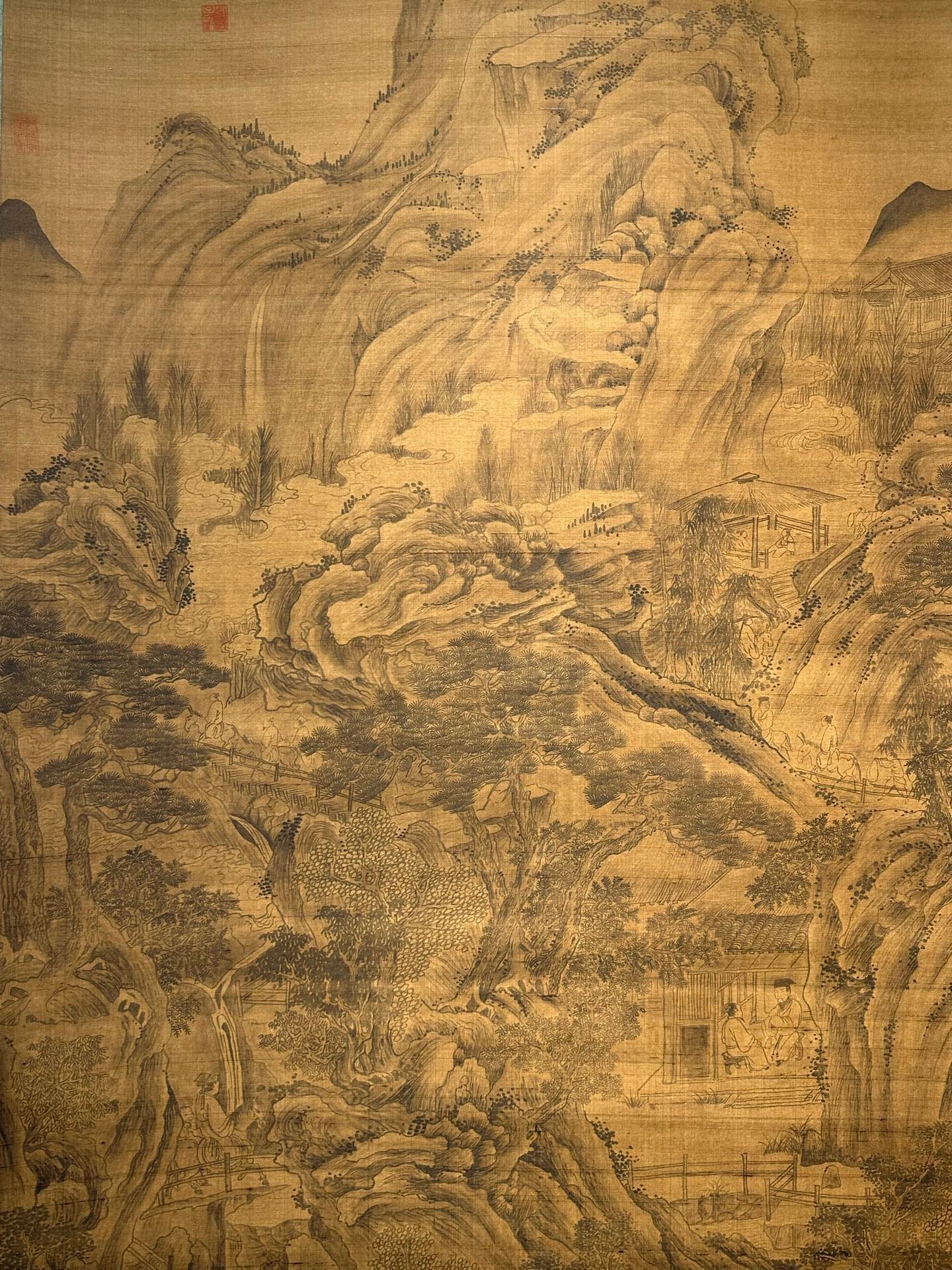 Chinese scroll painting Guan Tong