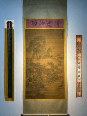 Chinese scroll painting Liu Songnian