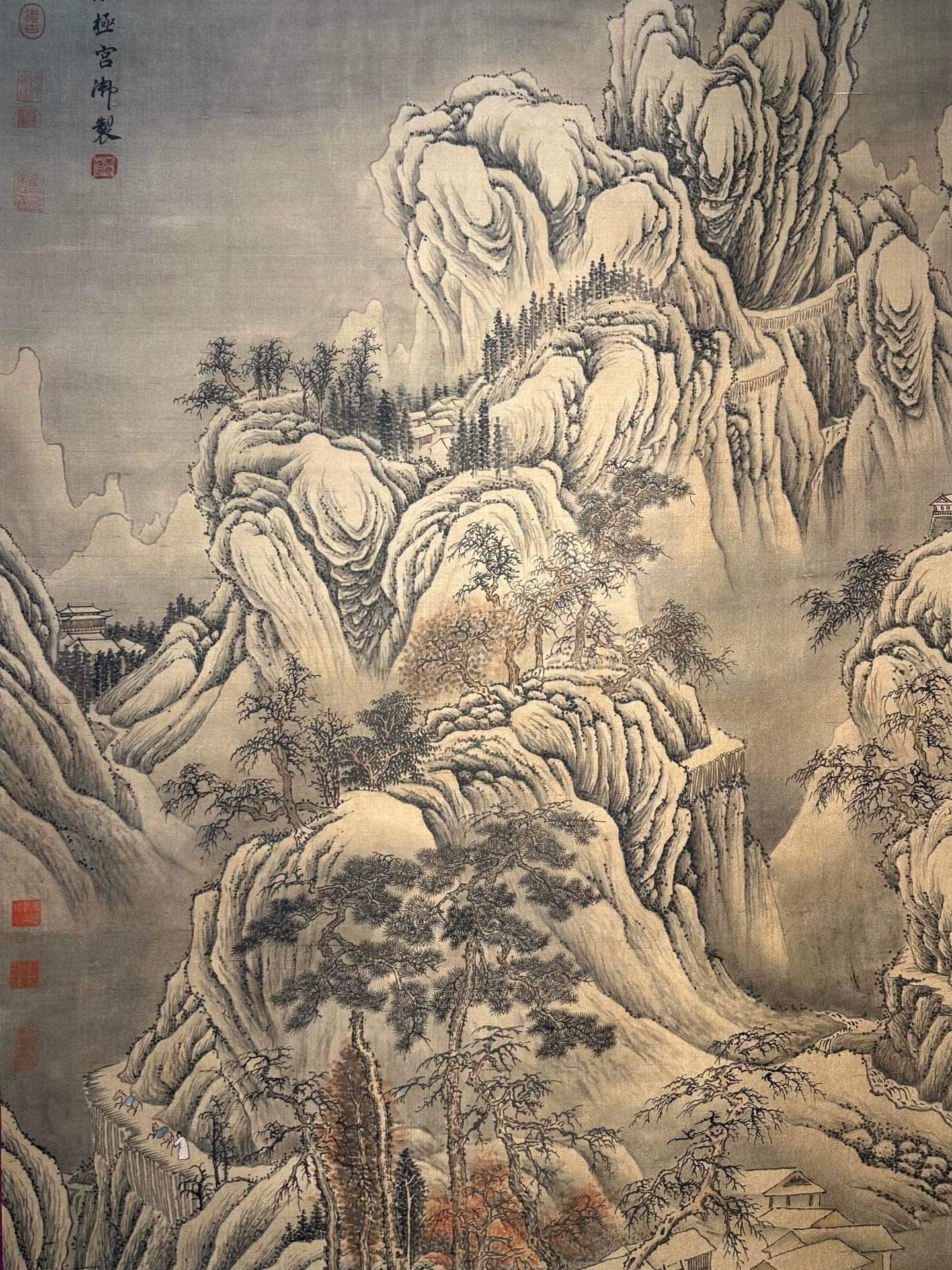 Chinese scroll painting Tang Taizong