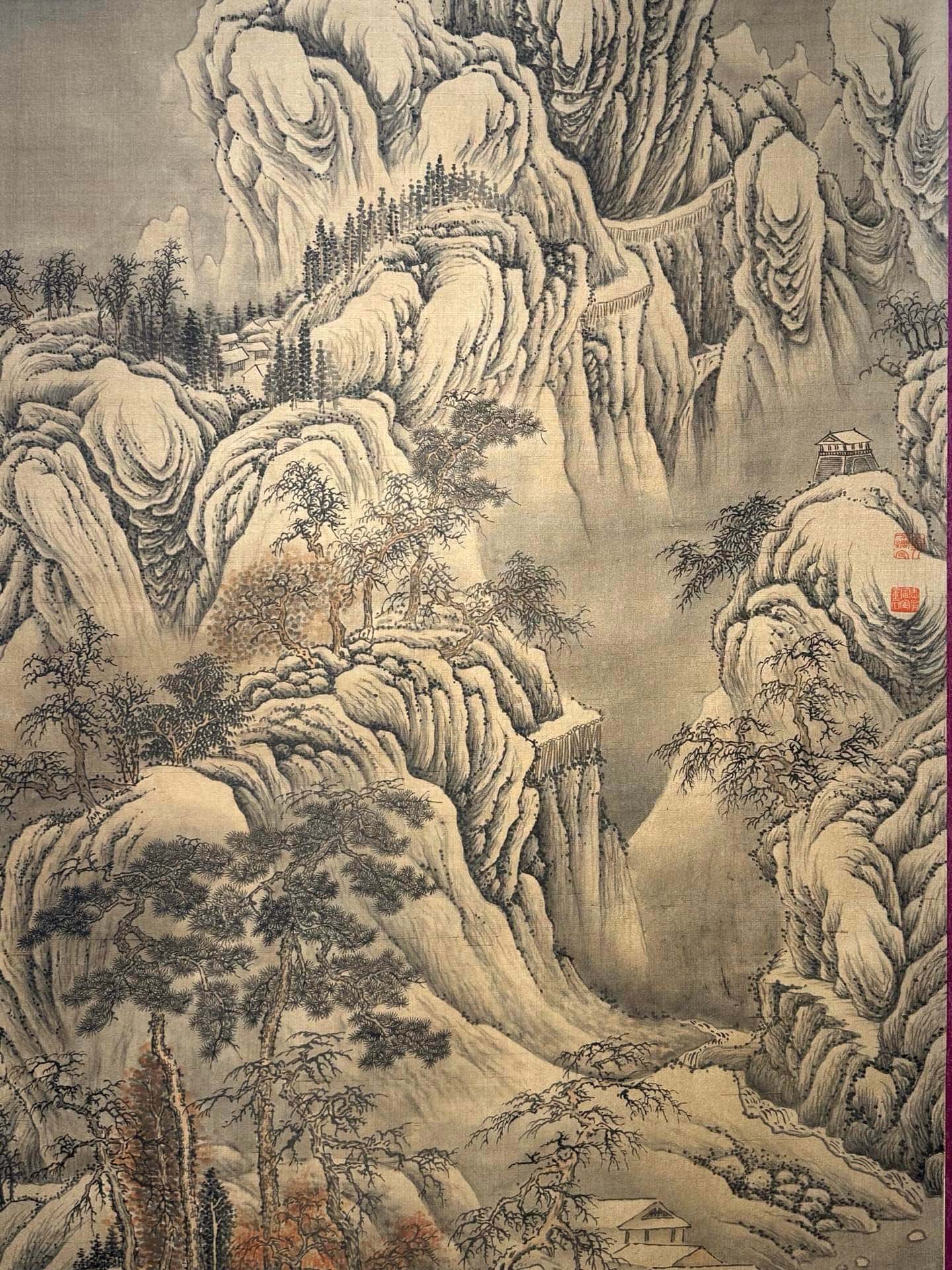 Chinese scroll painting Tang Taizong