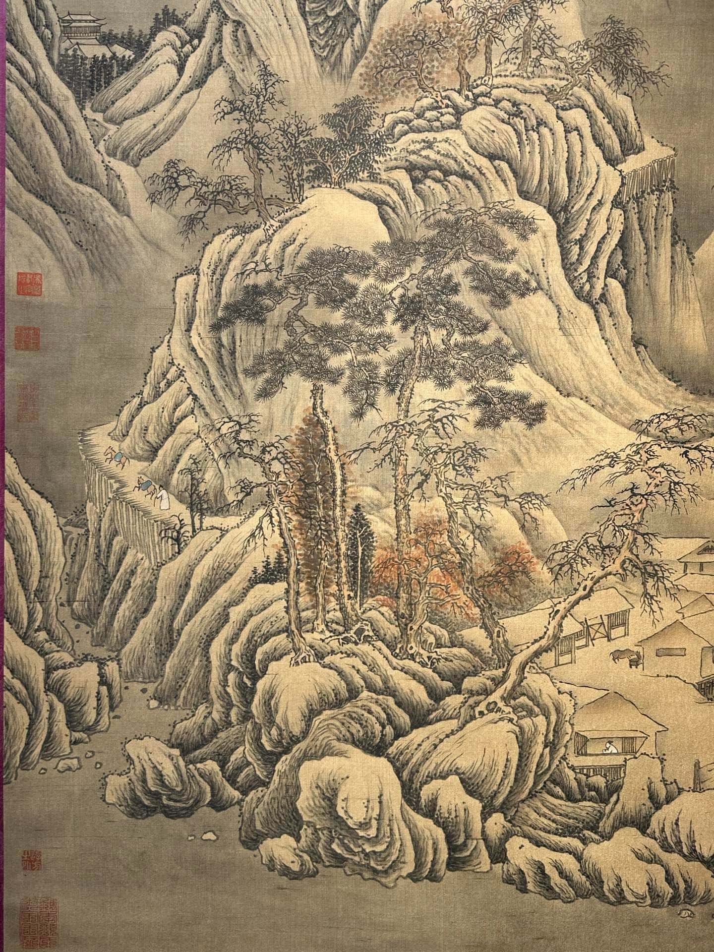 Chinese scroll painting Tang Taizong