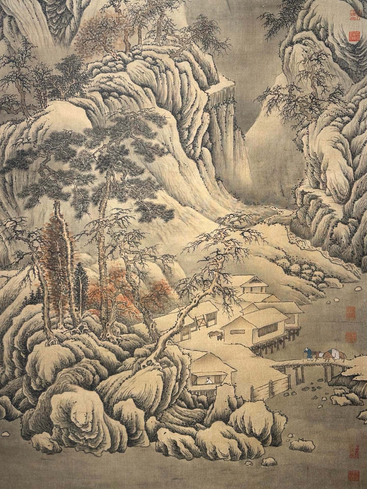 Chinese scroll painting Tang Taizong