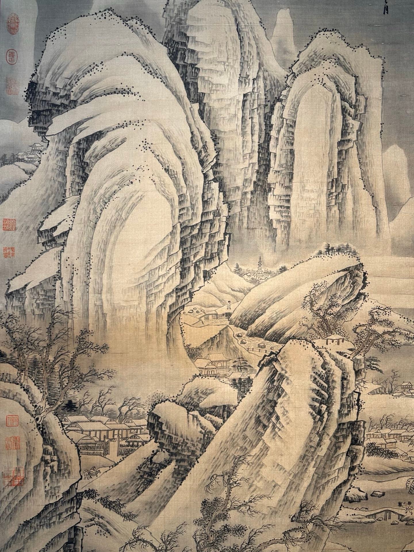 Chinese scroll painting Tang Taizong