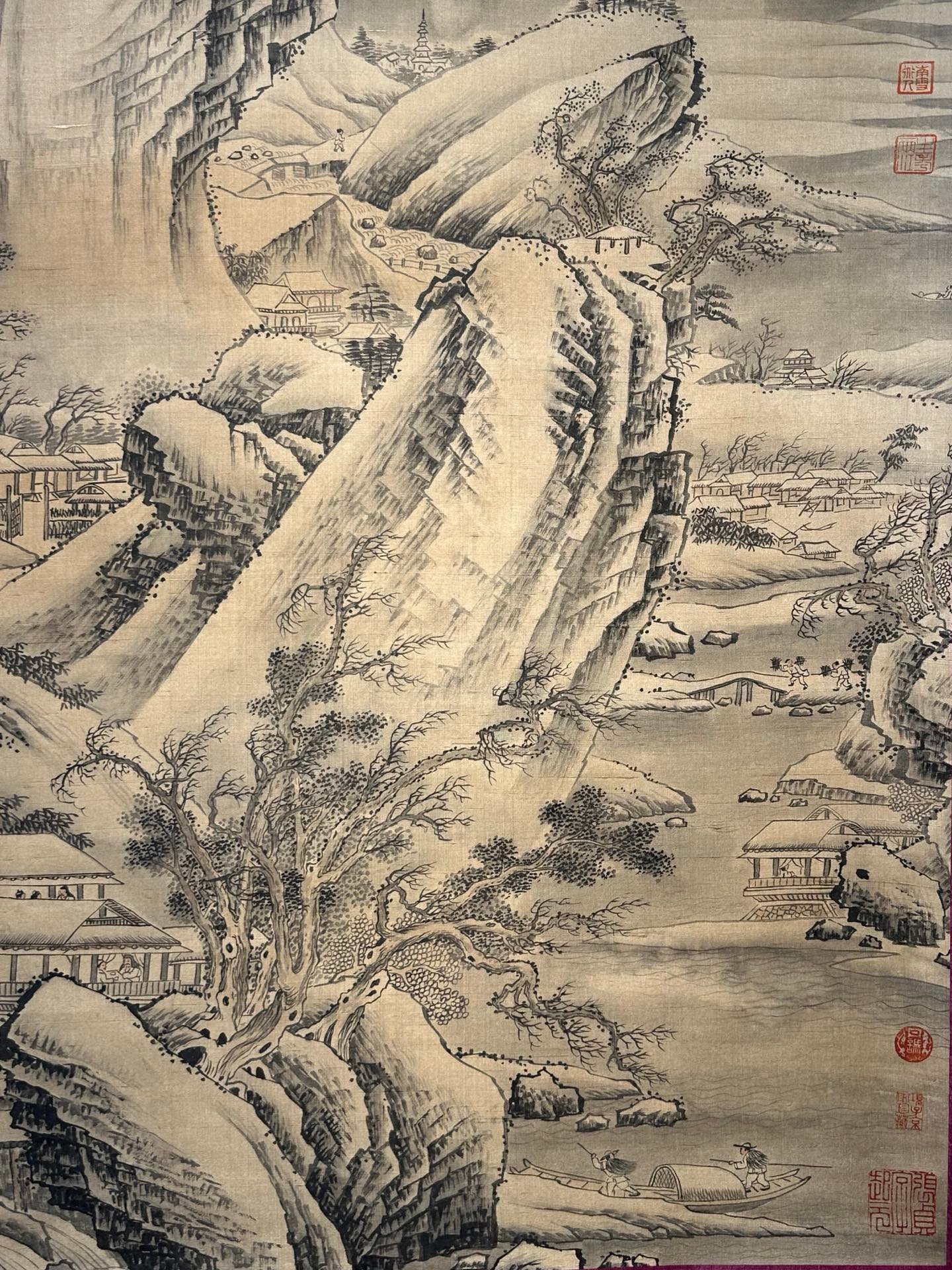 Chinese scroll painting Tang Taizong