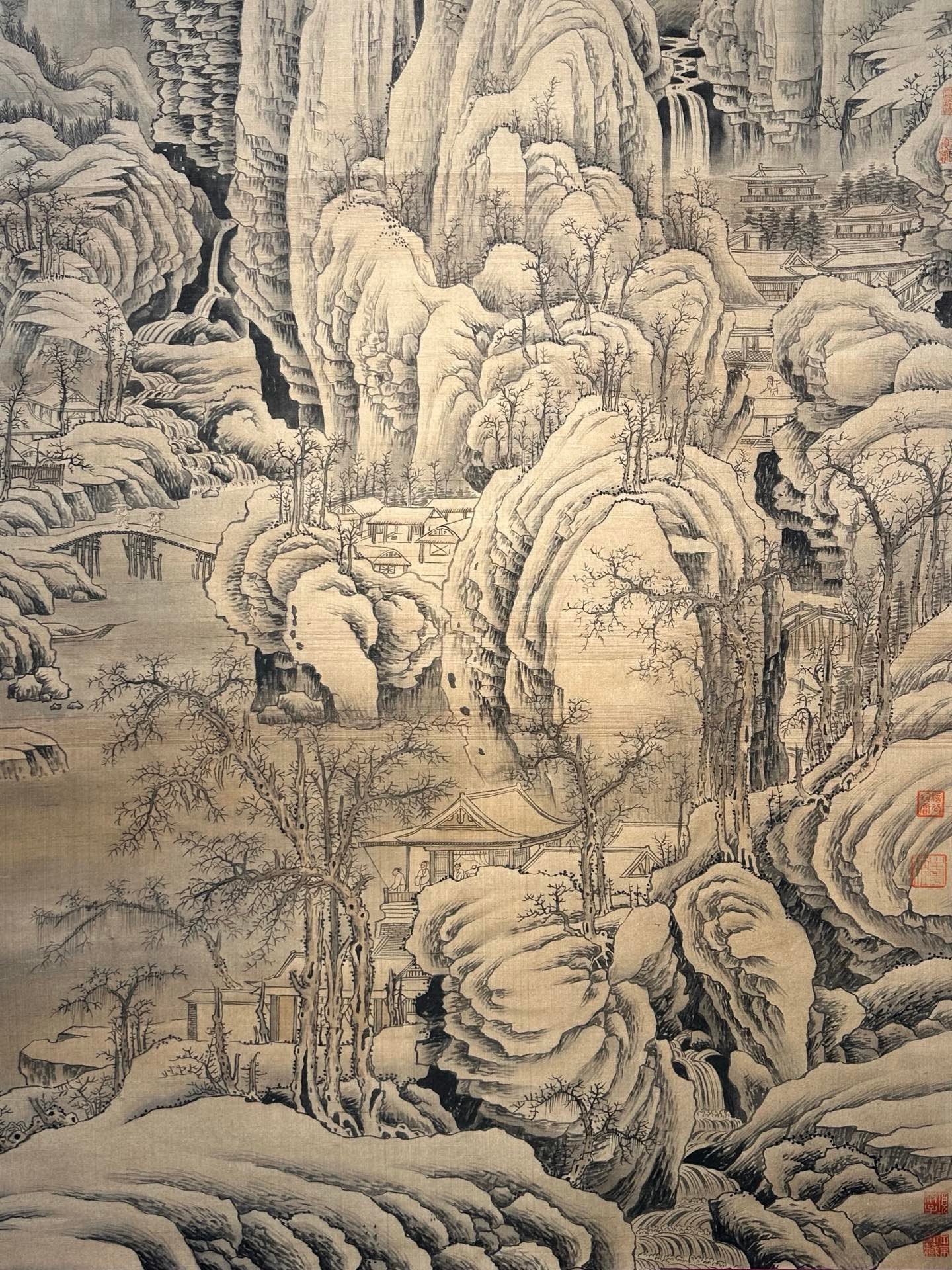 Chinese scroll painting Tang Taizong