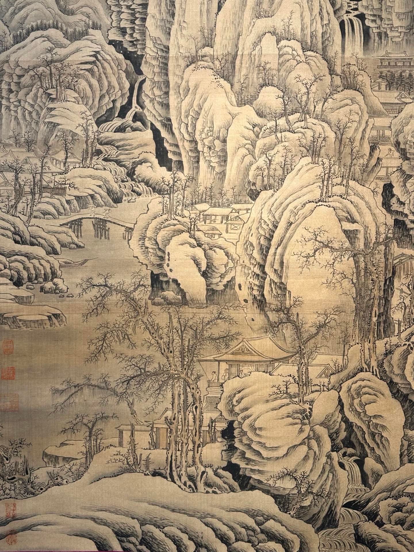 Chinese scroll painting Tang Taizong