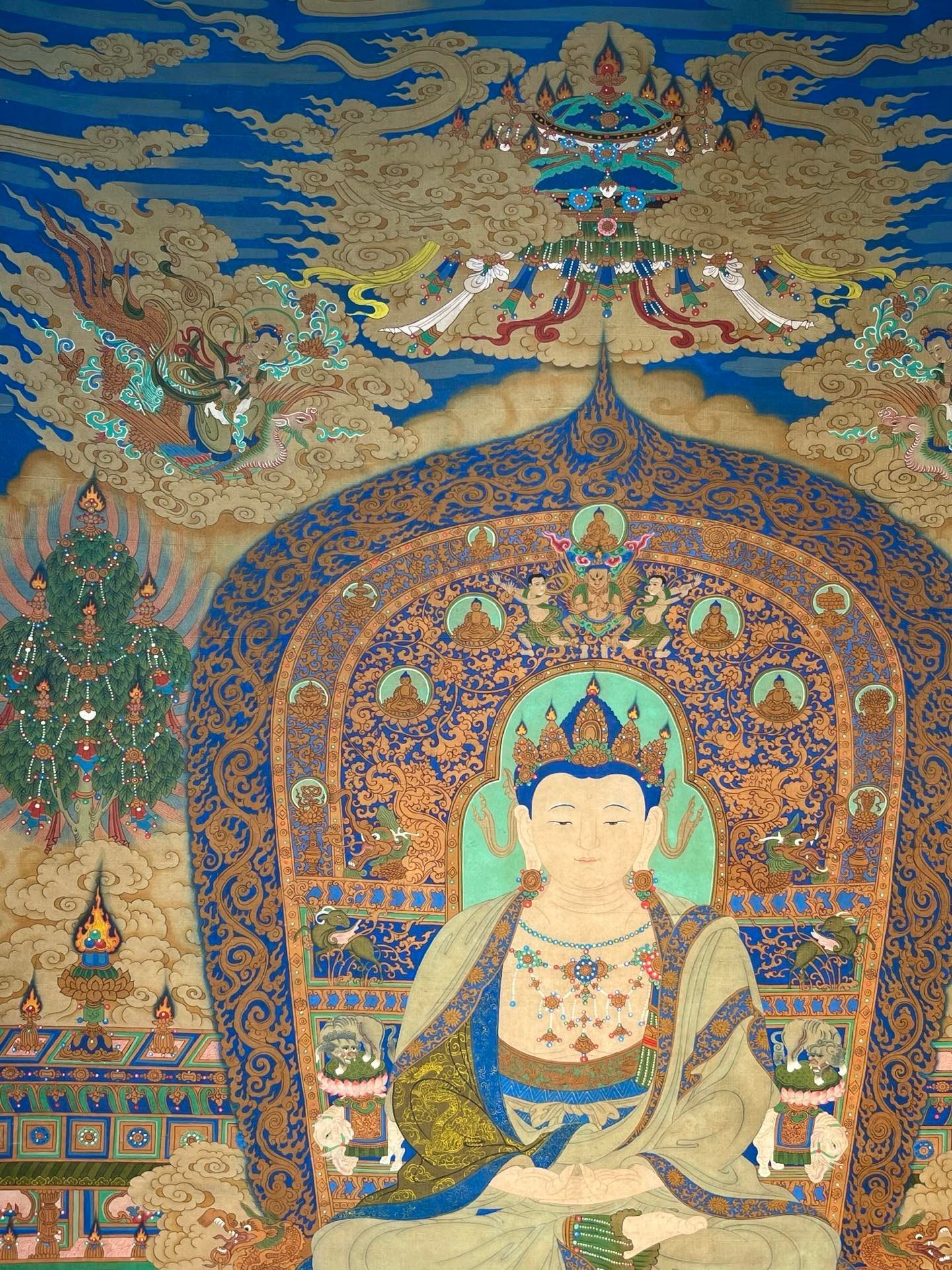 Chinese scroll painting Wu Daozi