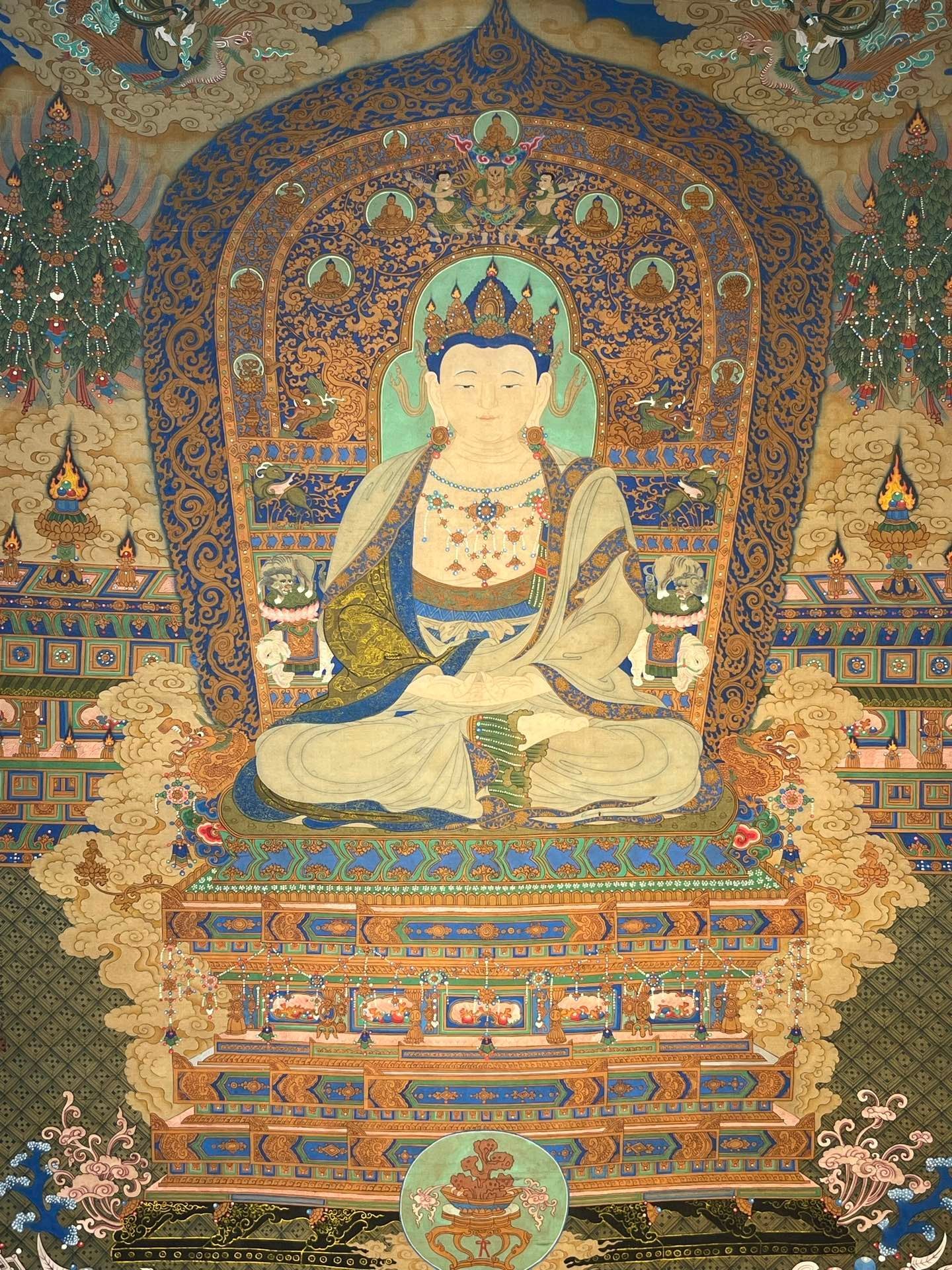 Chinese scroll painting Wu Daozi