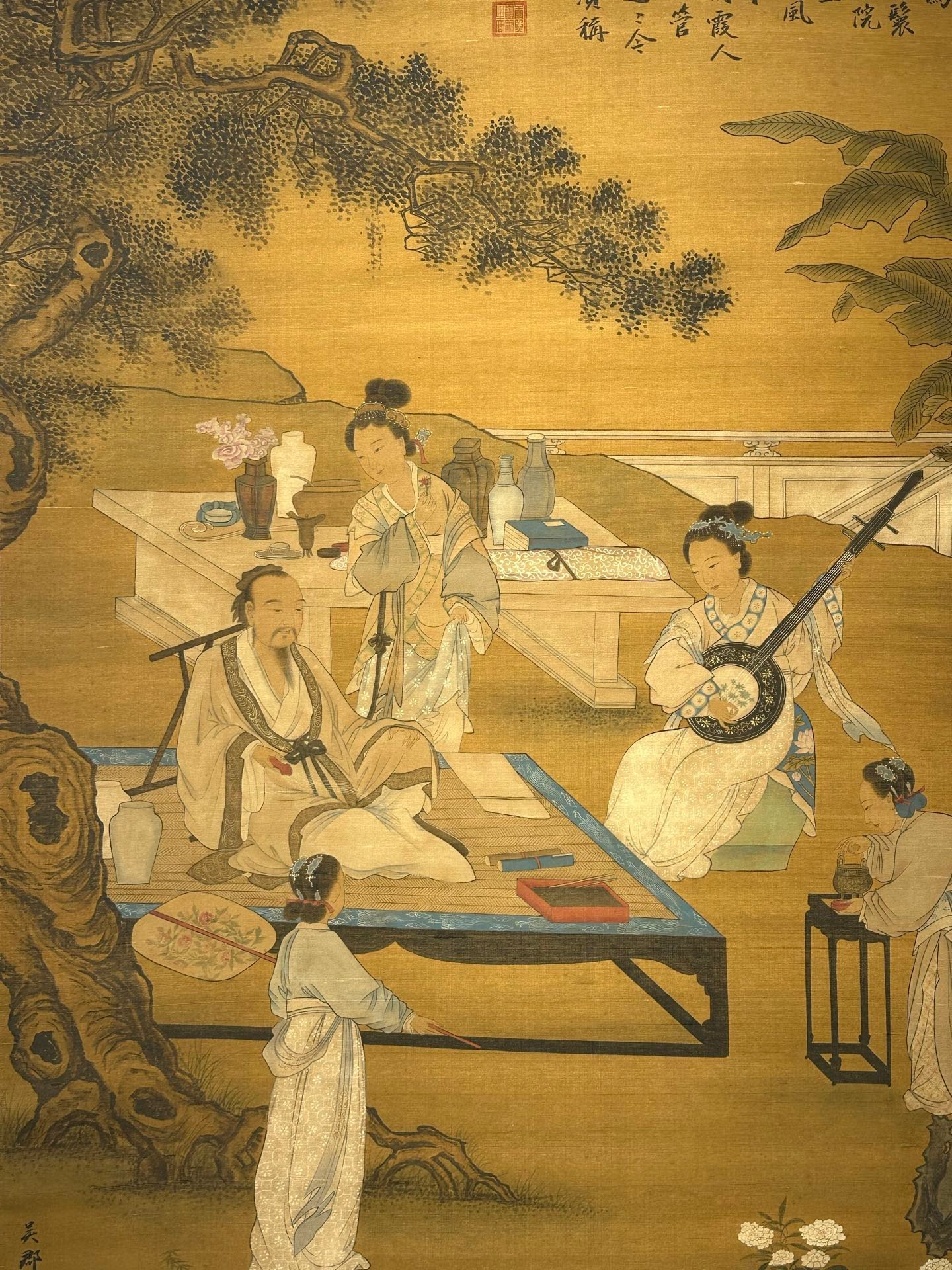 Chinese scroll painting Tang Yin
