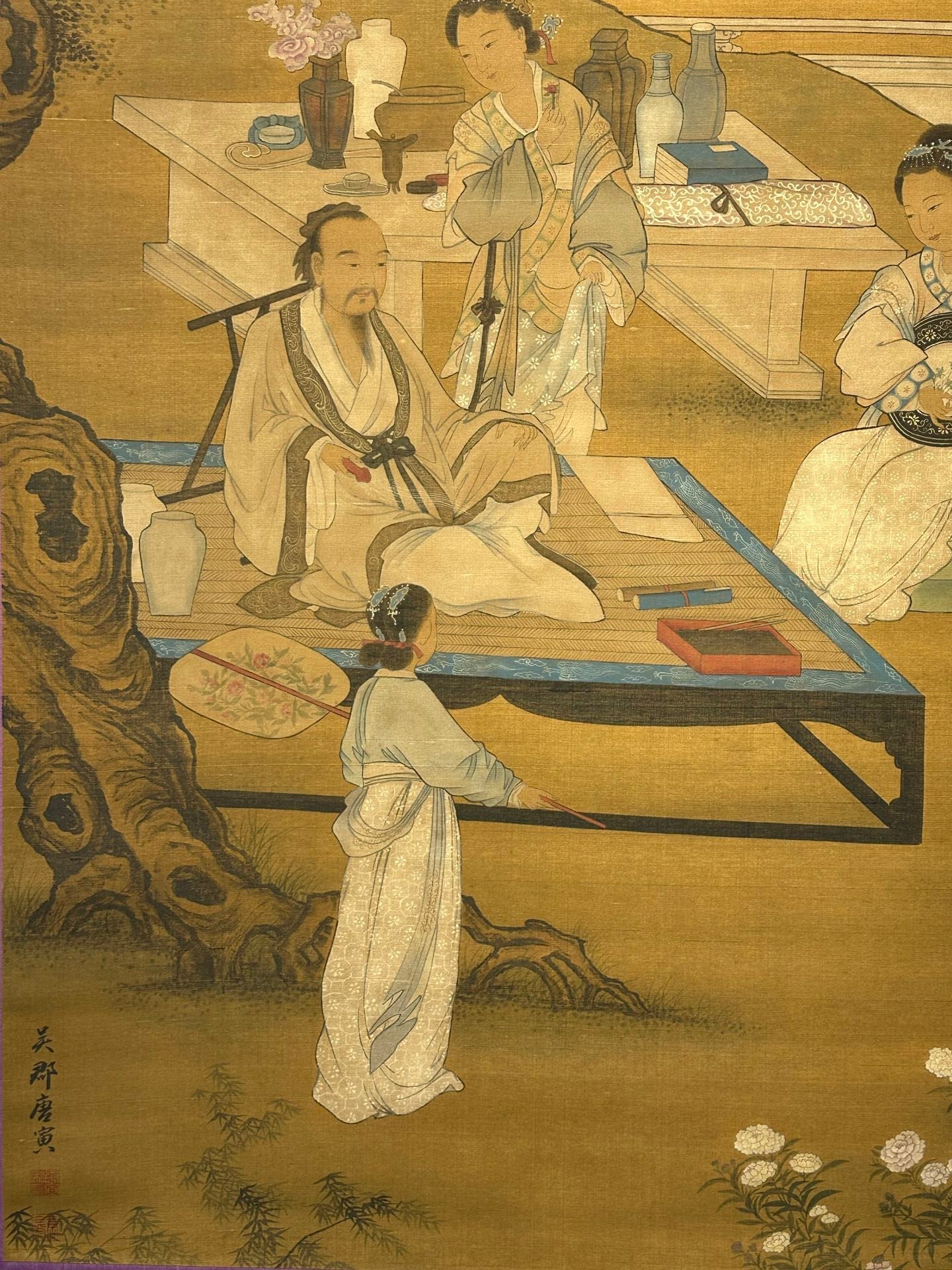 Chinese scroll painting Tang Yin
