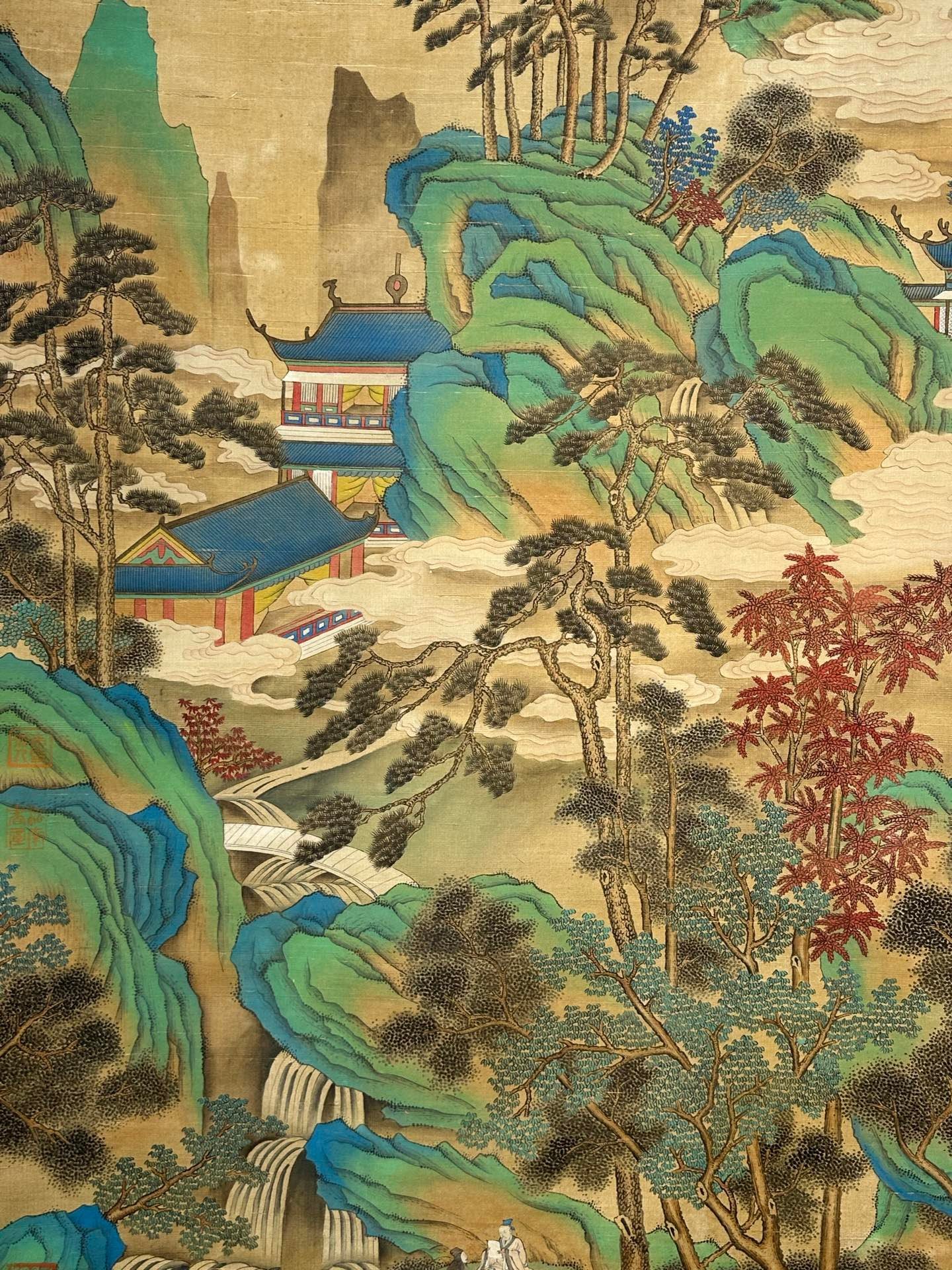 Chinese scroll painting Liu Songnian