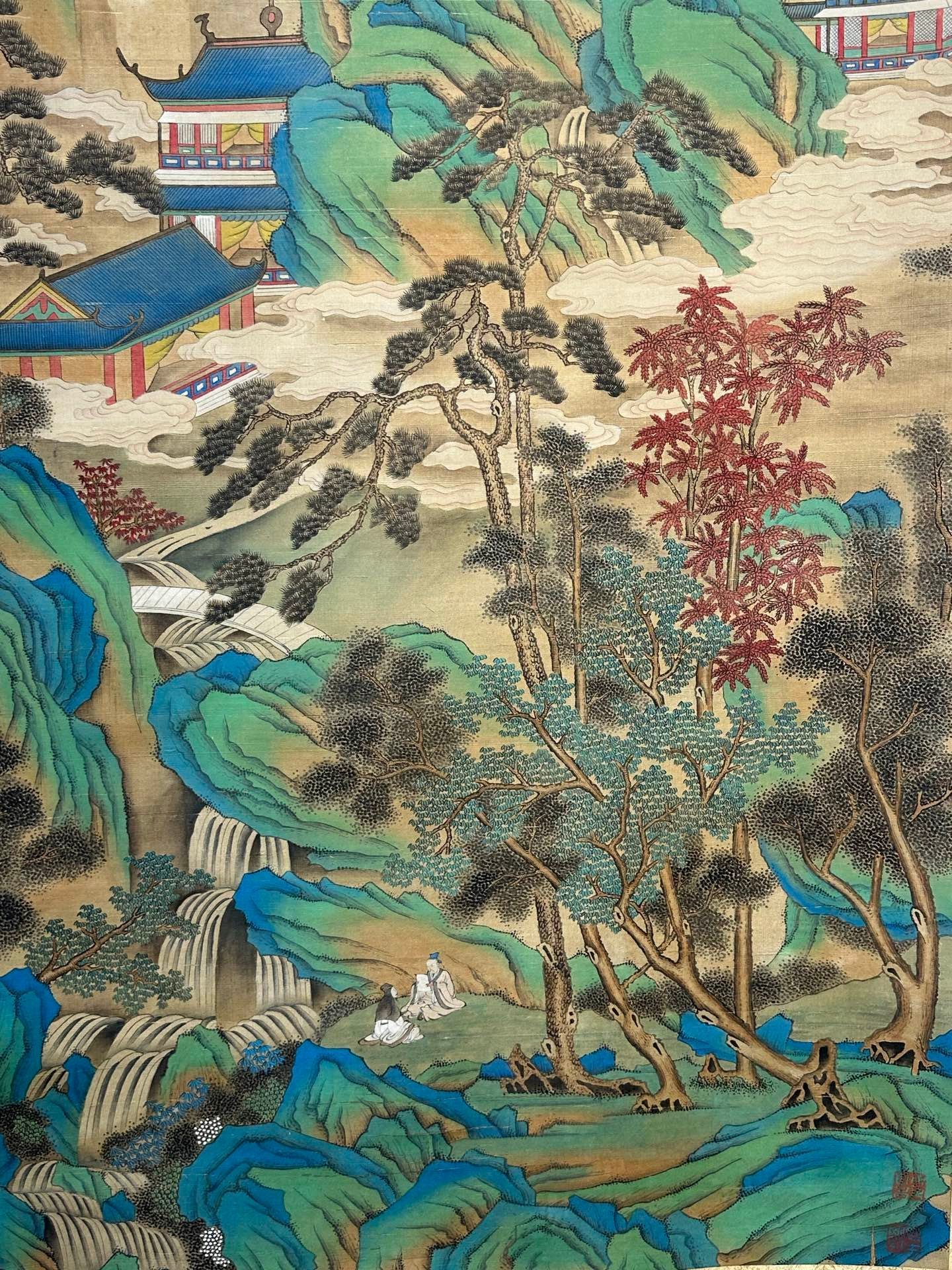 Chinese scroll painting Liu Songnian