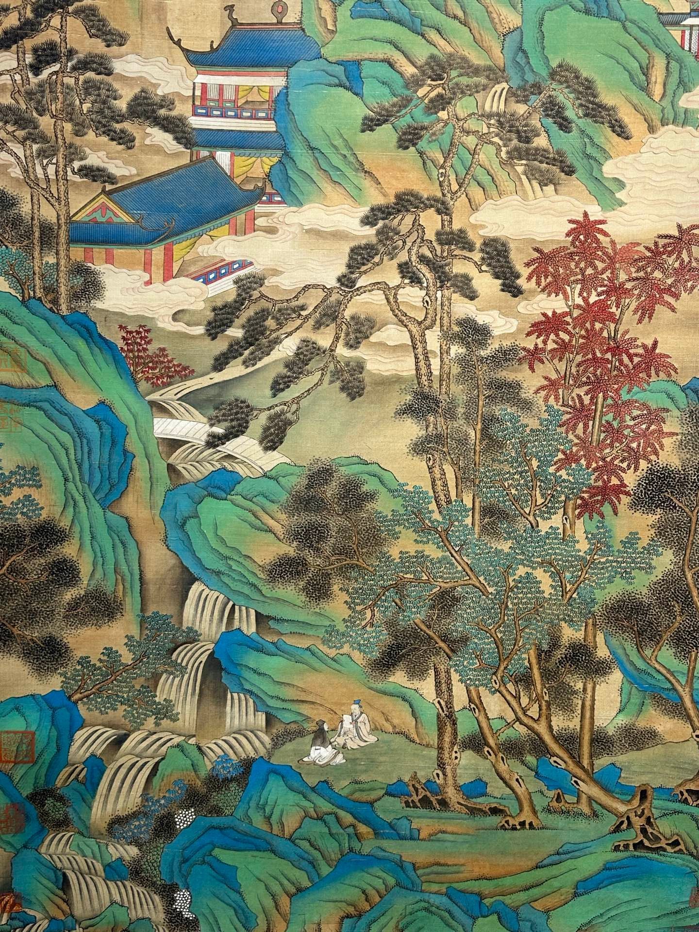 Chinese scroll painting Liu Songnian