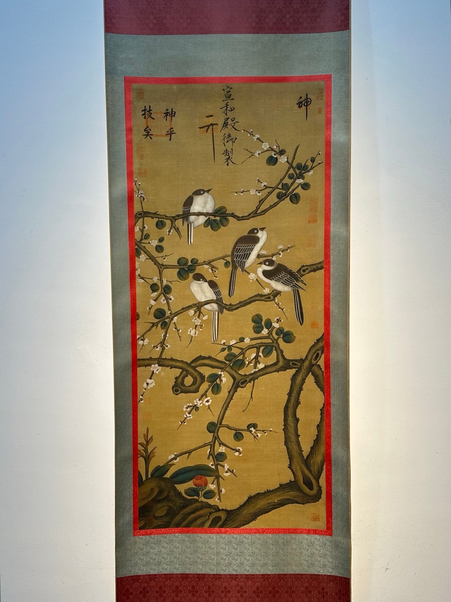 Chinese scroll painting Song Huizong