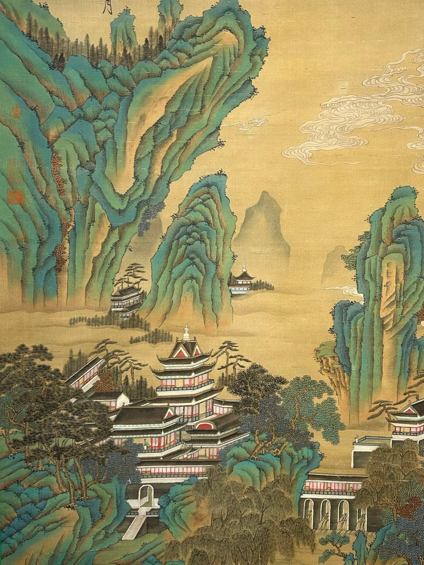 Chinese scroll painting Song Huizong