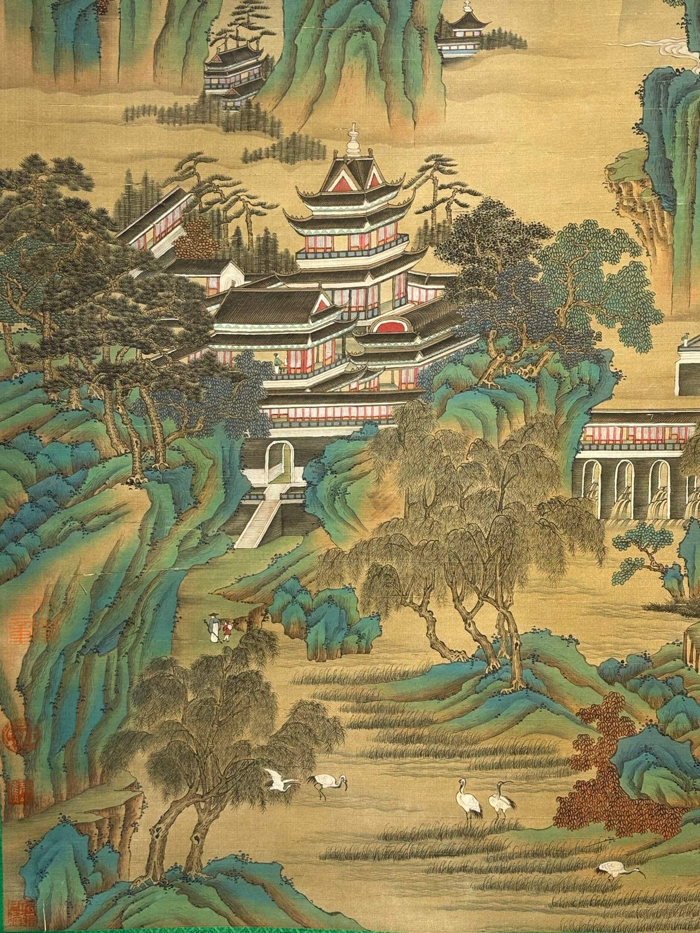 Chinese scroll painting Song Huizong