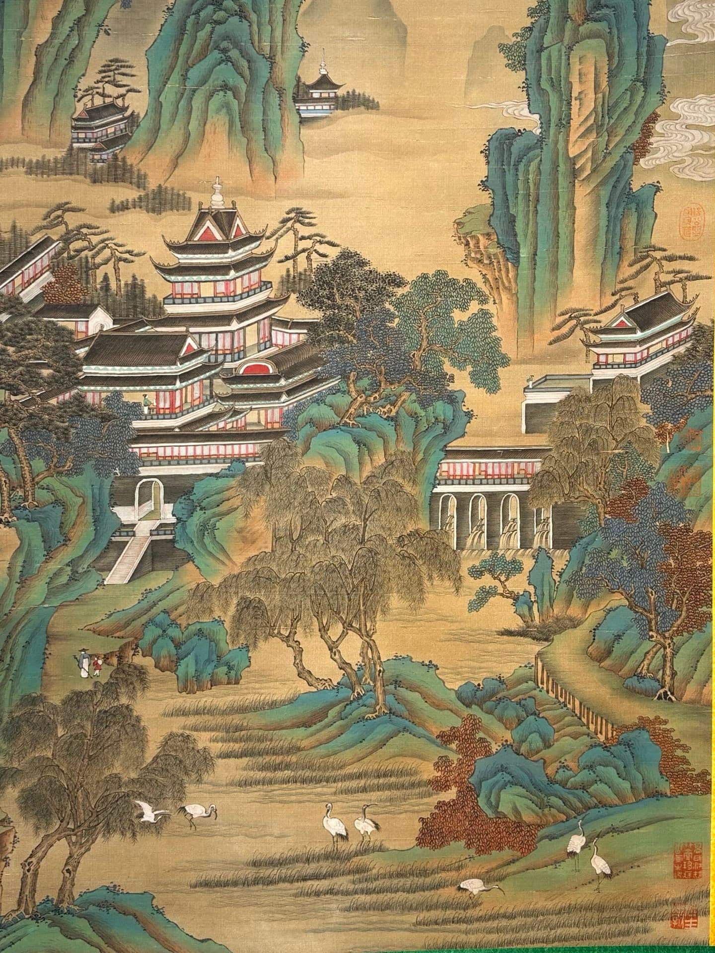 Chinese scroll painting Song Huizong