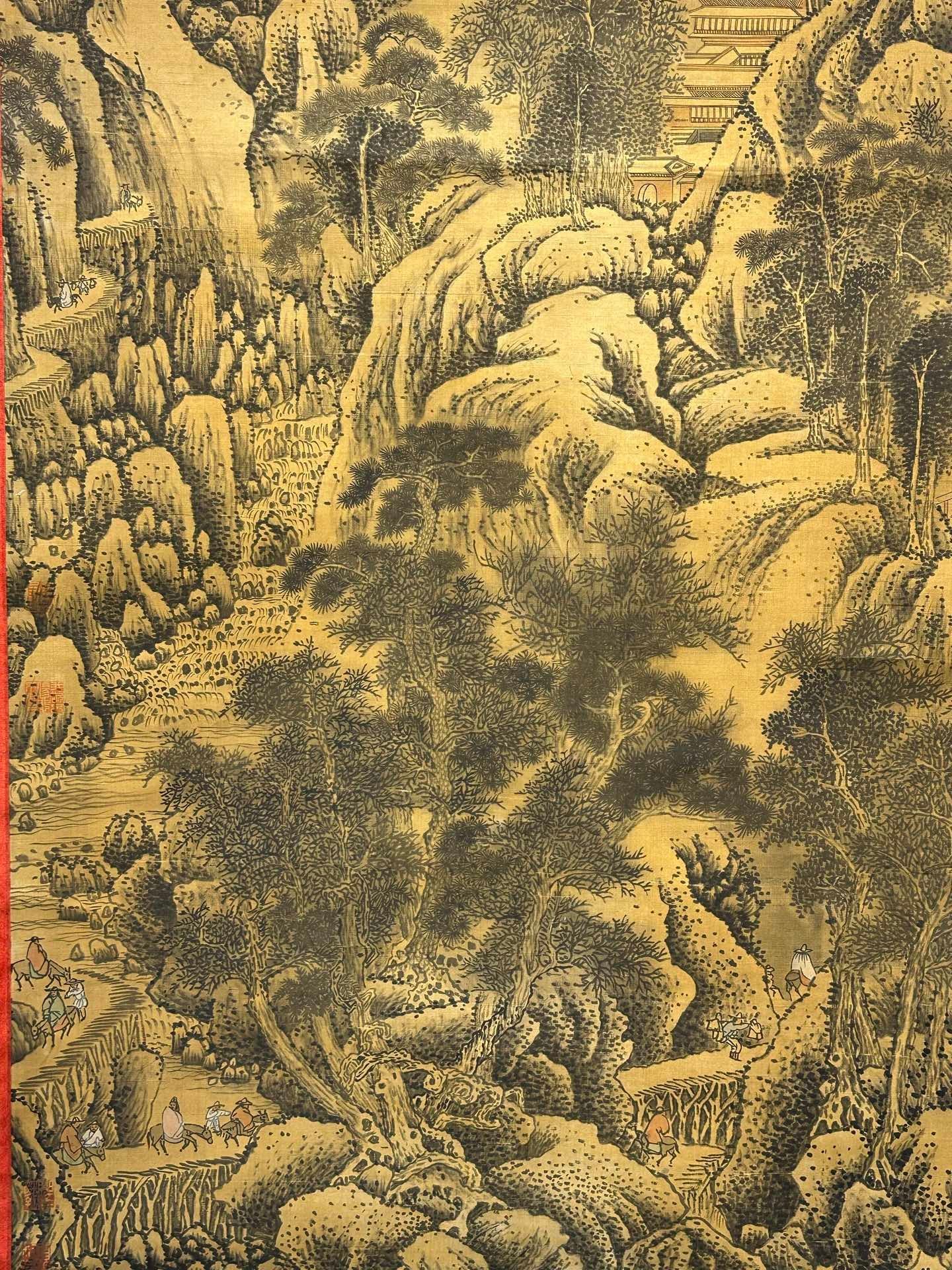 Chinese scroll painting Guan Tong