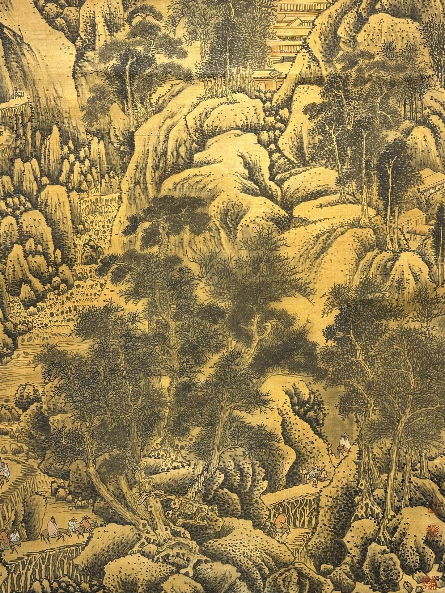 Chinese scroll painting Guan Tong