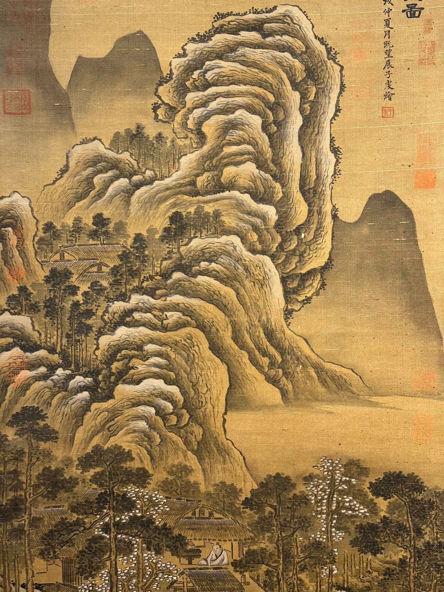 Chinese scroll painting Zhan Ziqian