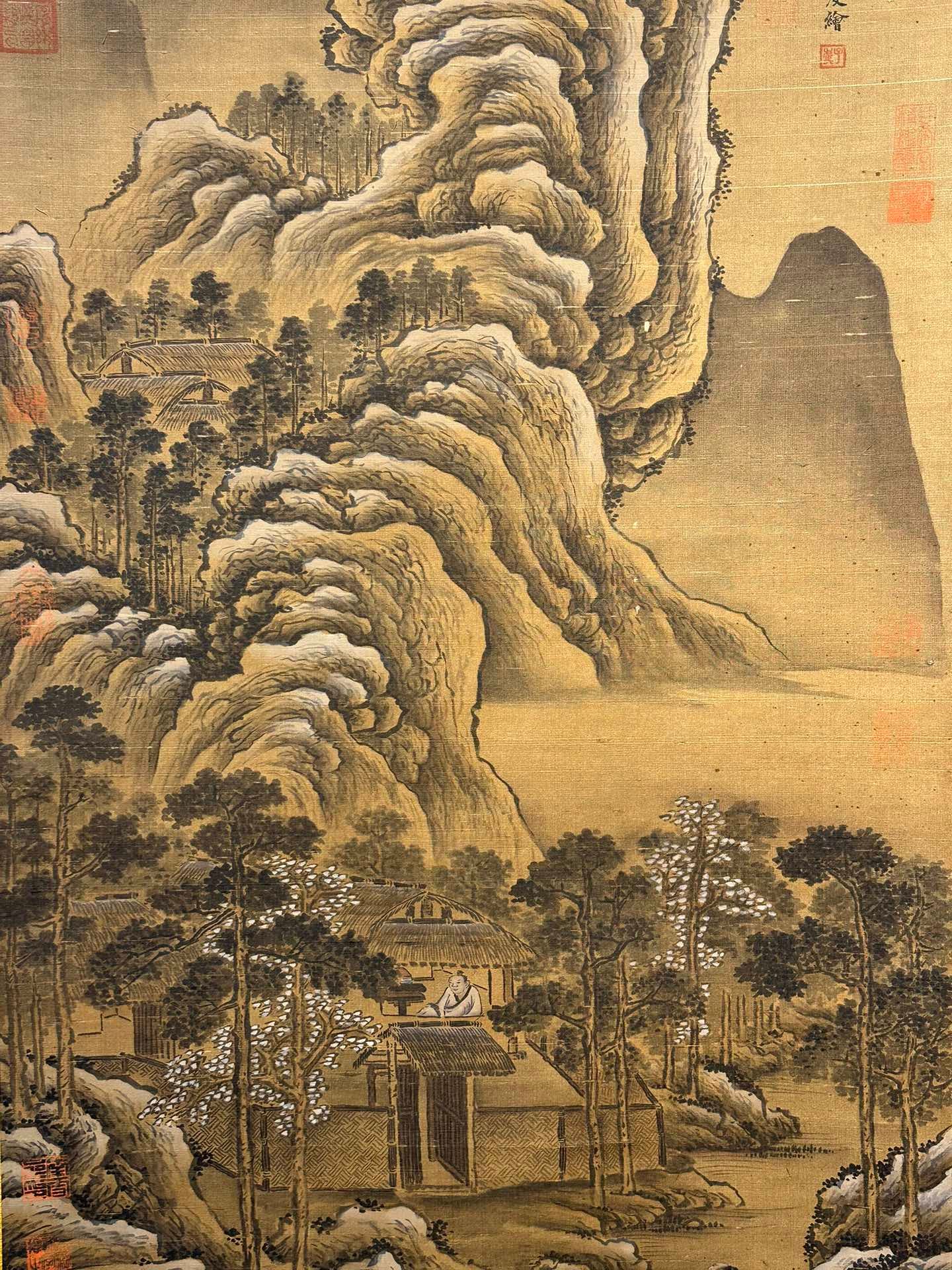 Chinese scroll painting Zhan Ziqian