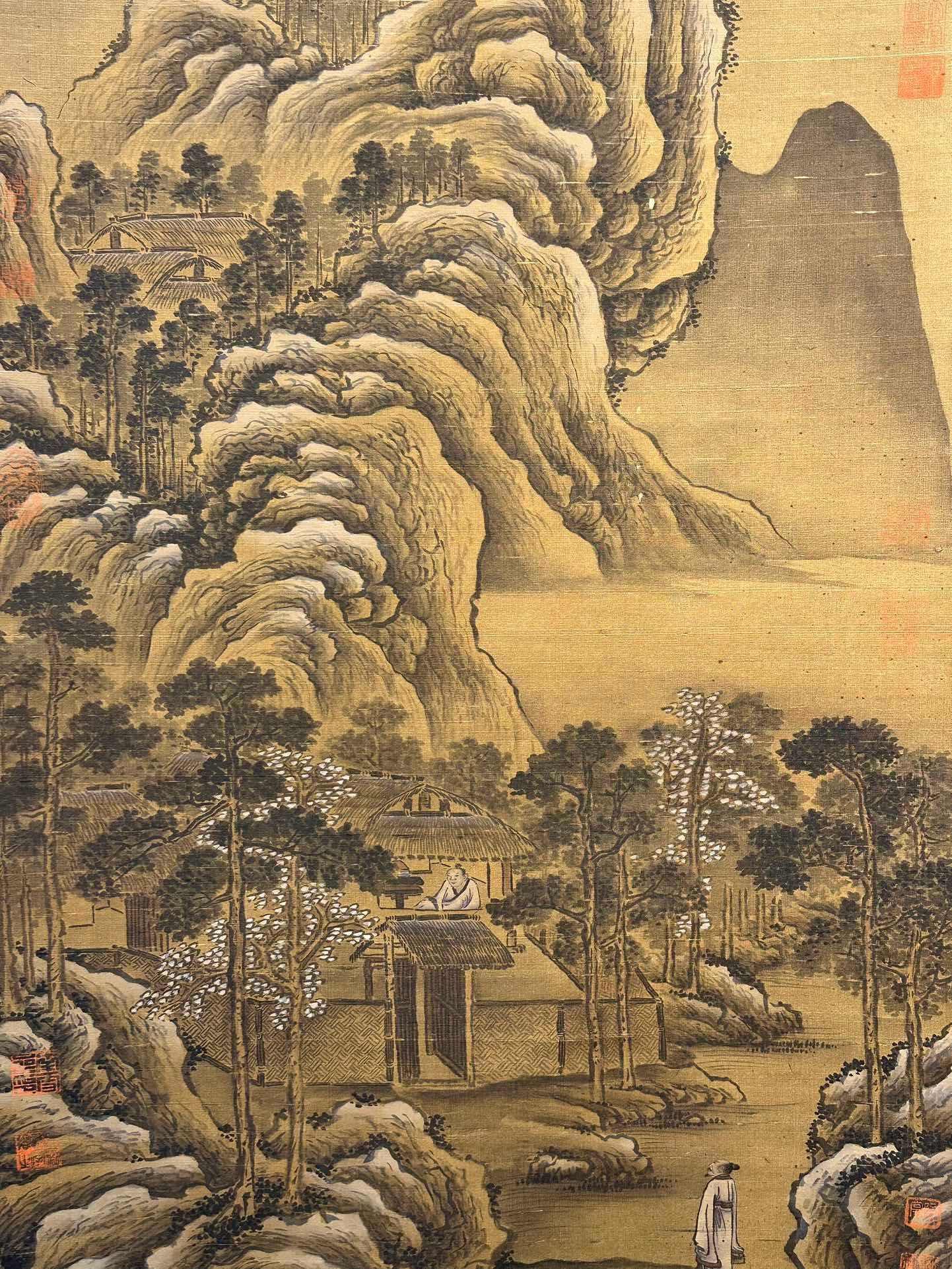 Chinese scroll painting Zhan Ziqian