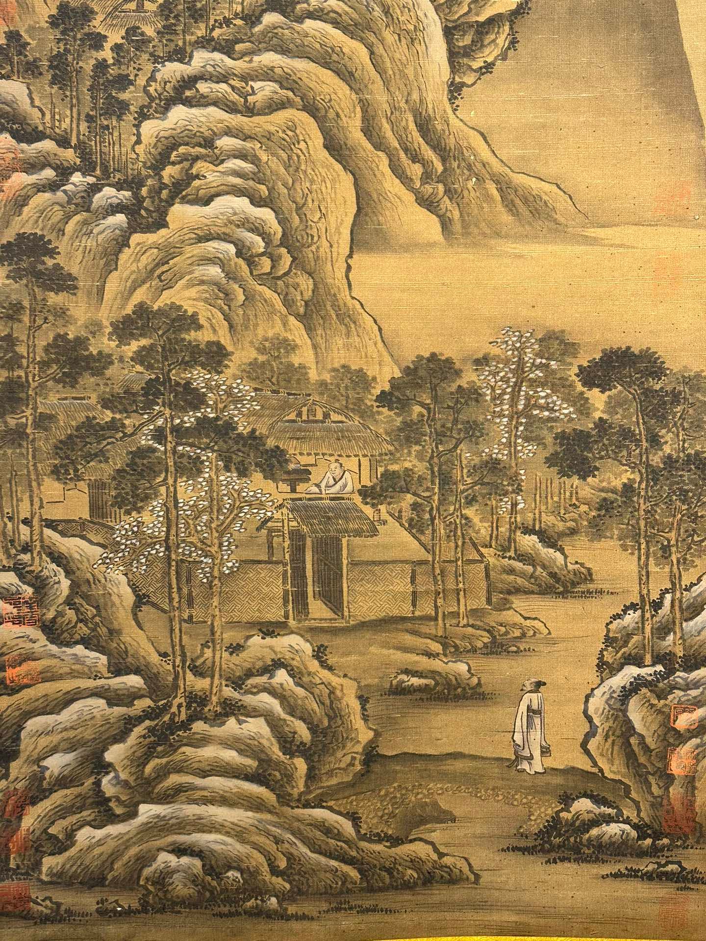 Chinese scroll painting Zhan Ziqian