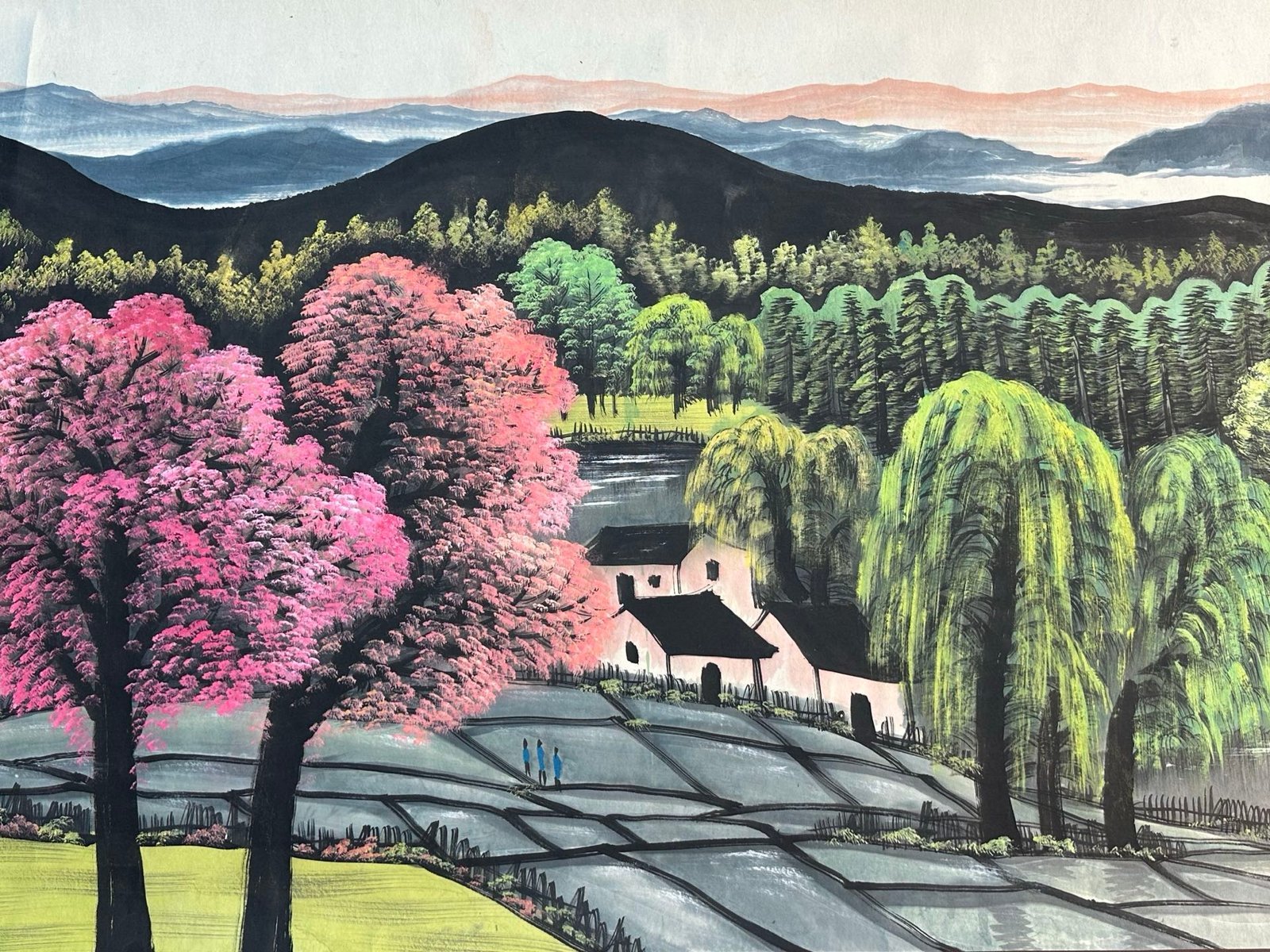 Chinese scroll painting Lin Fengmian