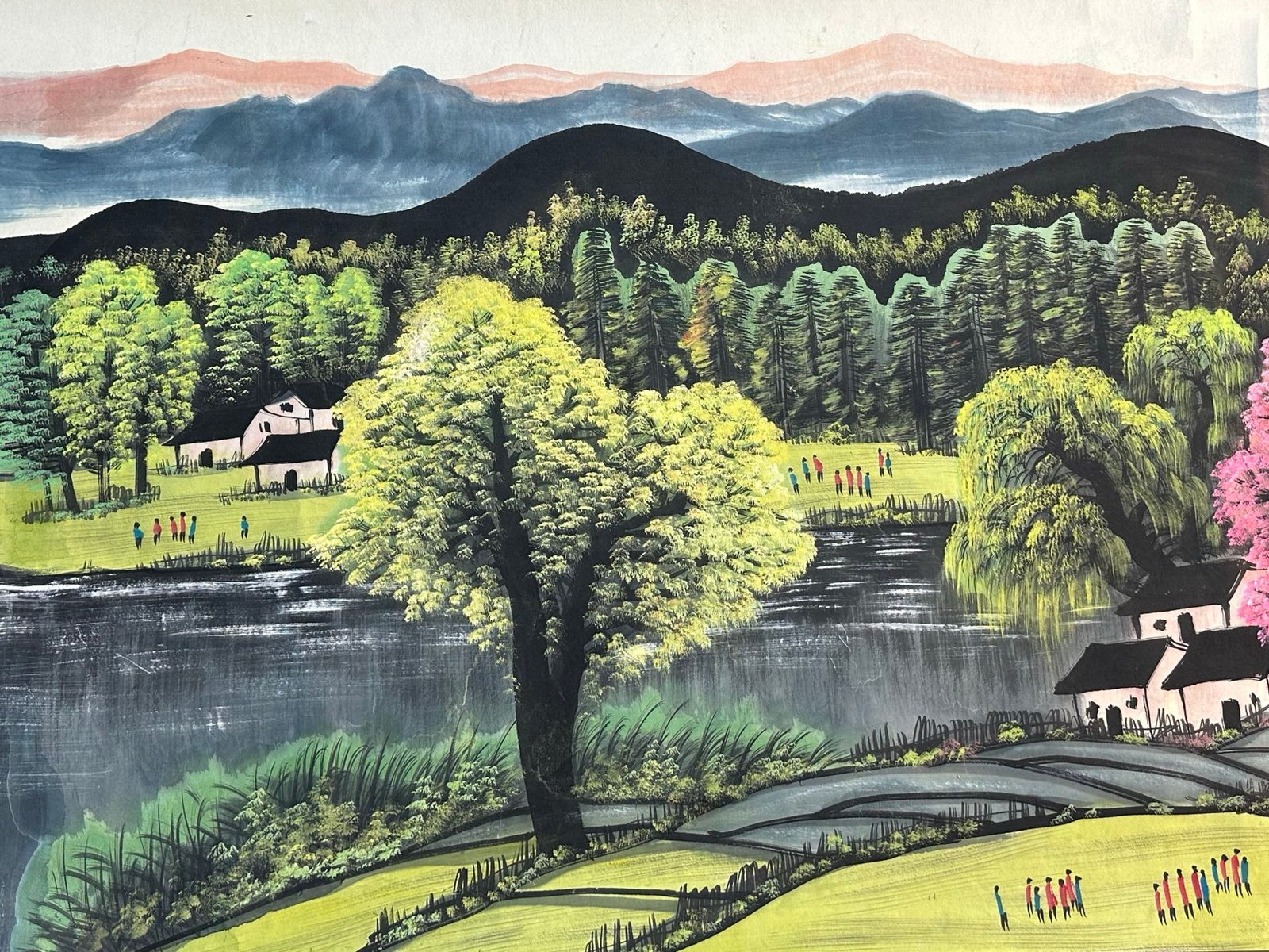 Chinese scroll painting Lin Fengmian