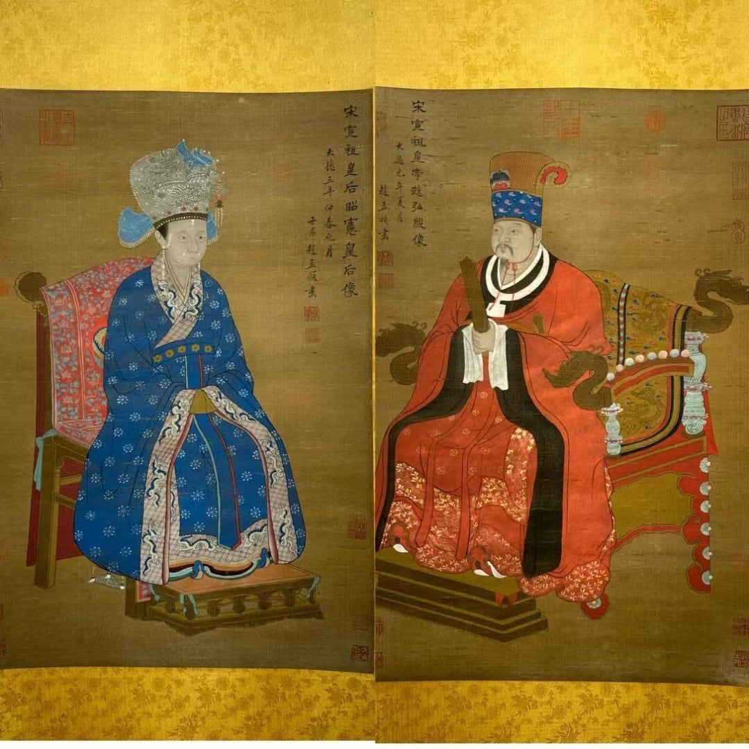 Chinese scroll painting Zhao Mengfu
