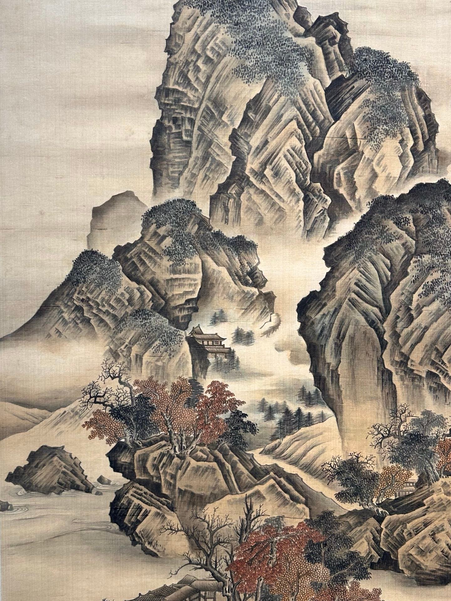 Chinese scroll painting Zhang Daqian