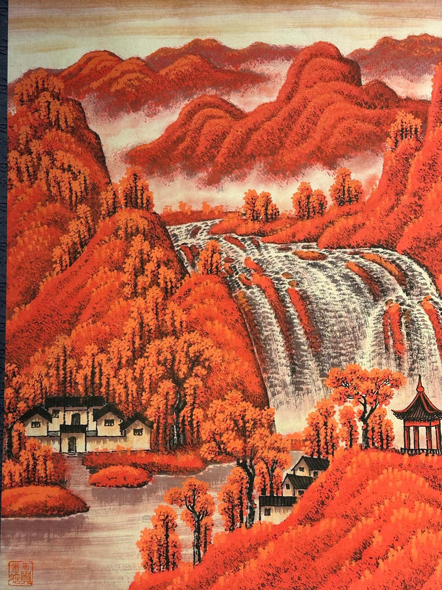 Chinese scroll painting Li Keran