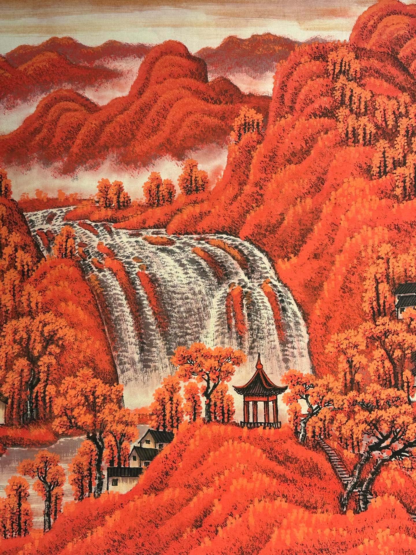 Chinese scroll painting Li Keran